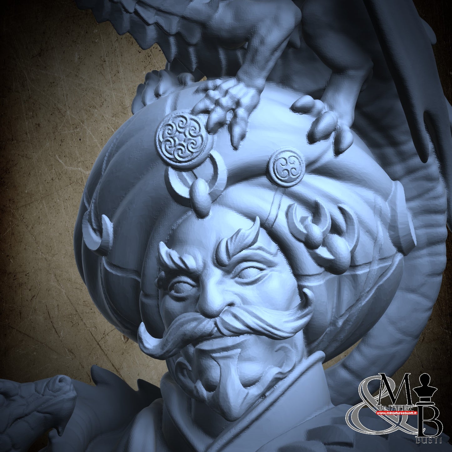 Dragon Merchant Bust