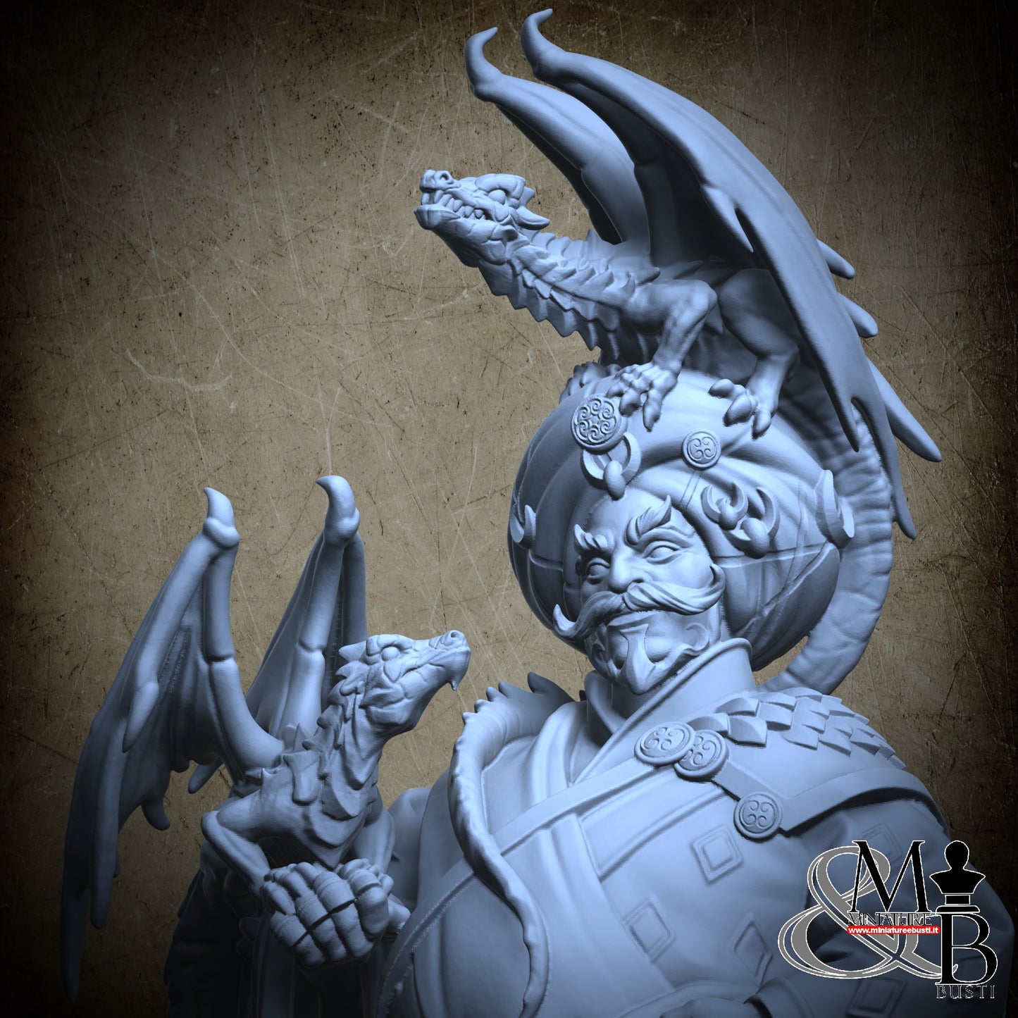 Dragon Merchant Bust