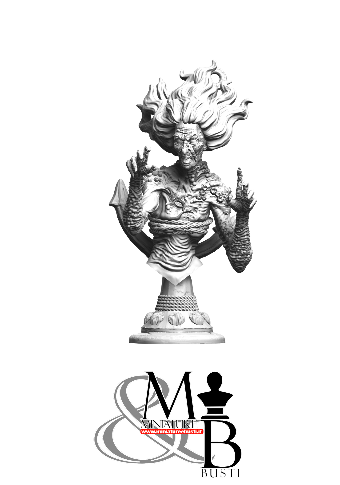 The Drowned Sea Witch - bust