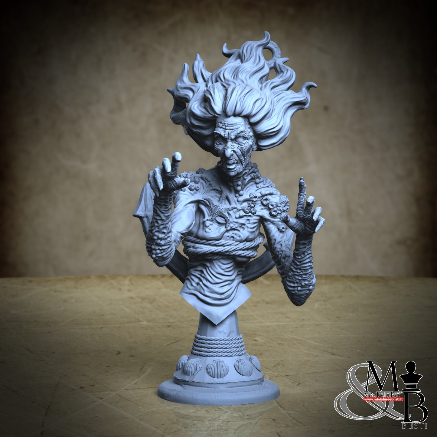 The Drowned Sea Witch - bust