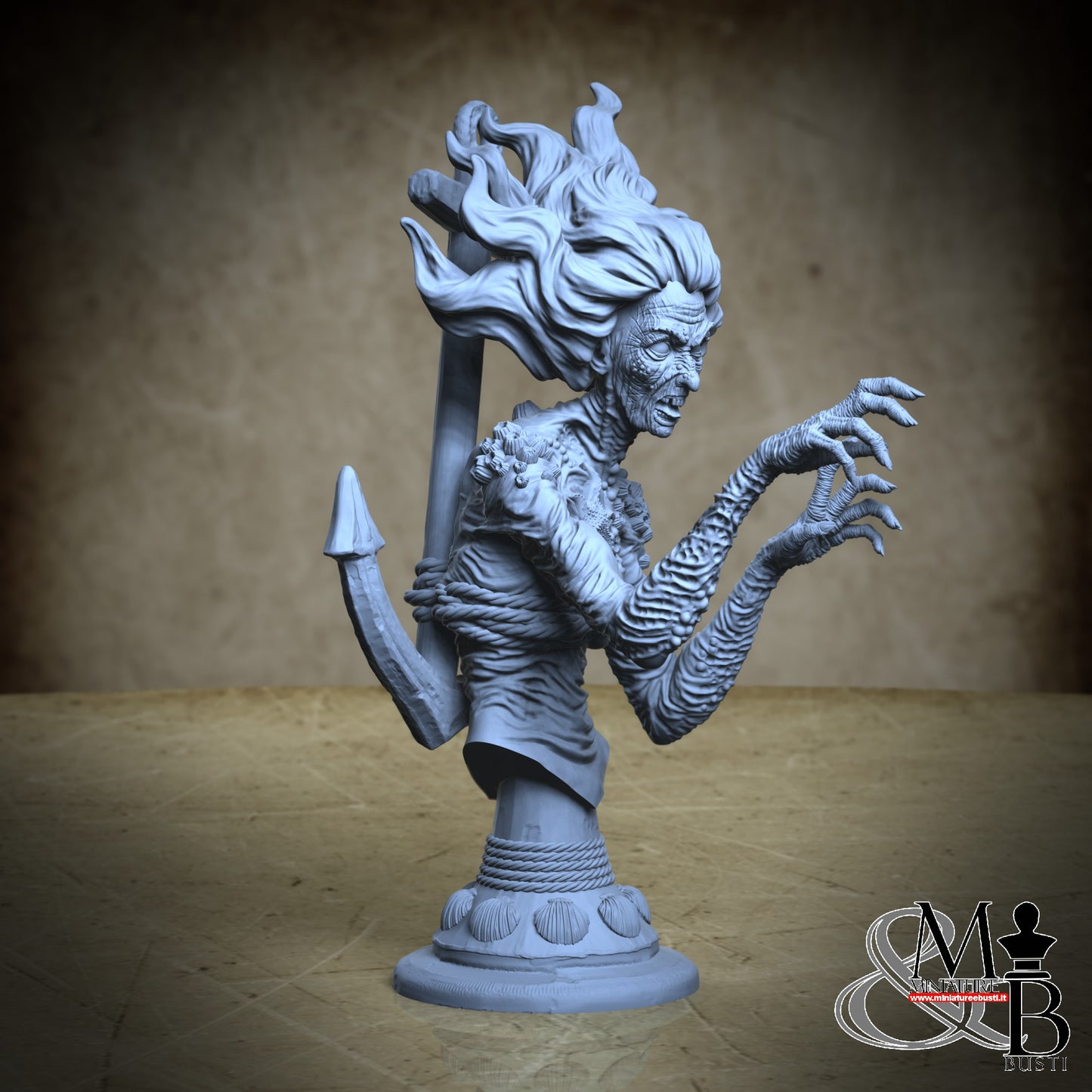 The Drowned Sea Witch - bust