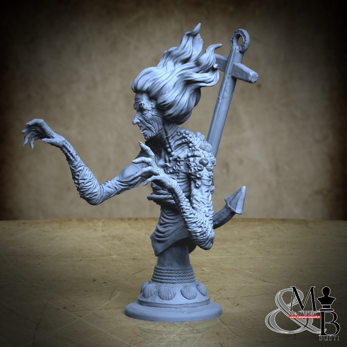 The Drowned Sea Witch - bust