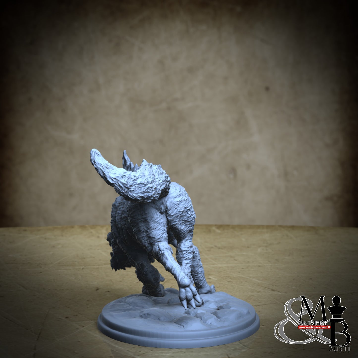 Druutha the orc huntress - Wolf
