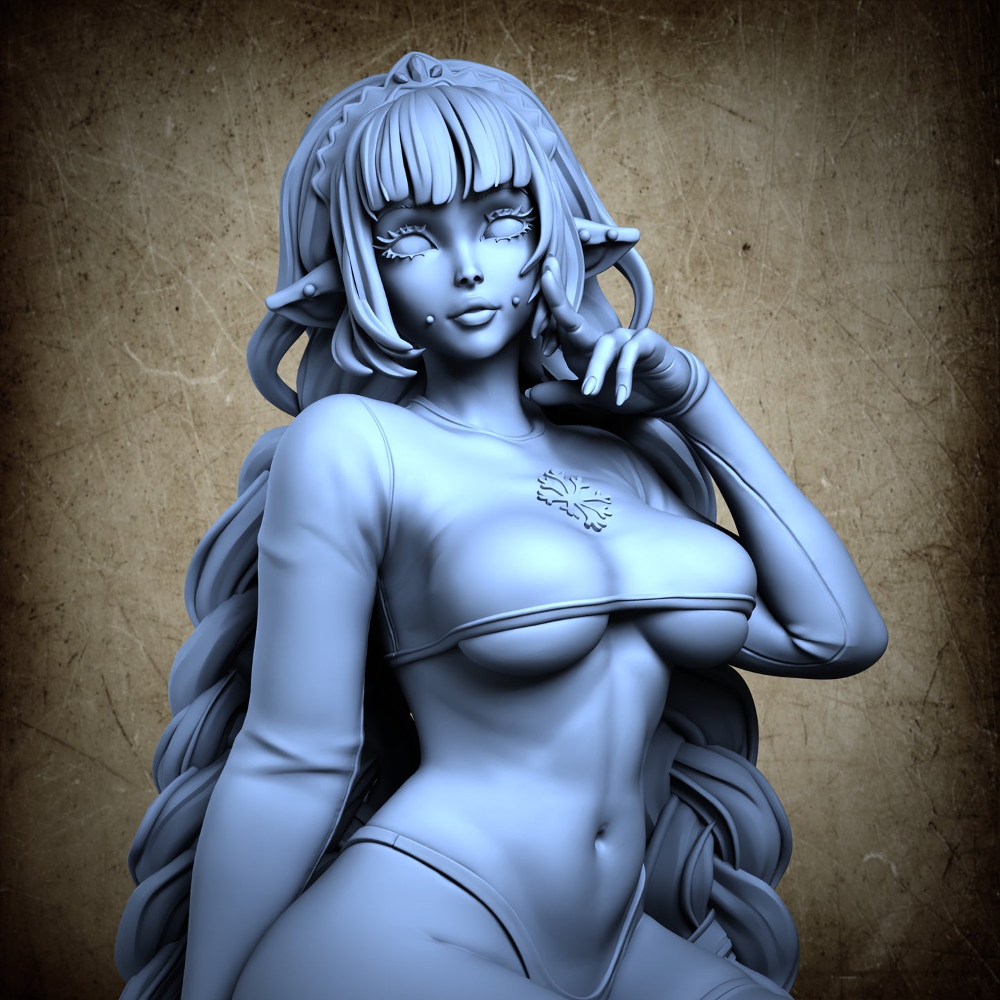 Eirra - Snow Goblin Girl - SFW with Piercings