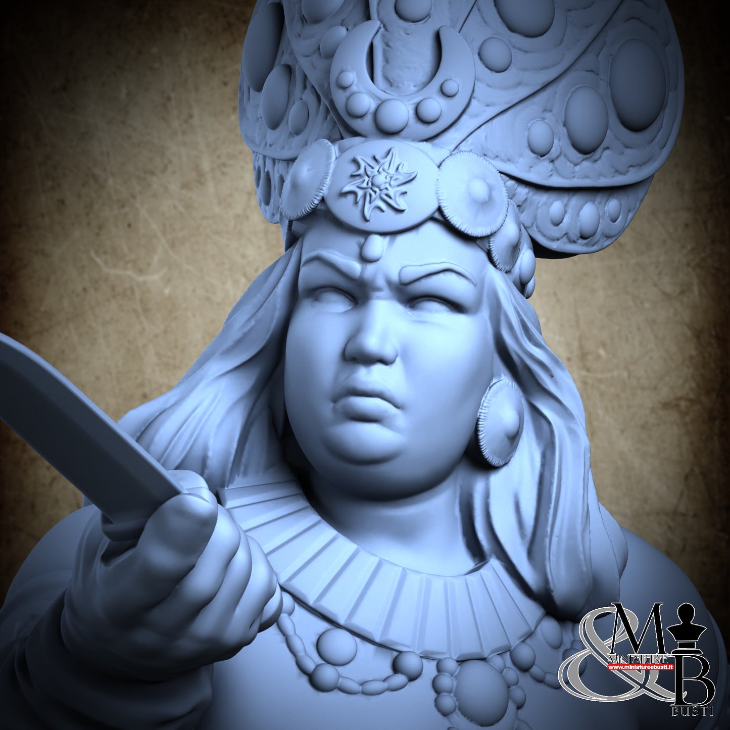 The slavetrader Farida - nsfw version - Knife