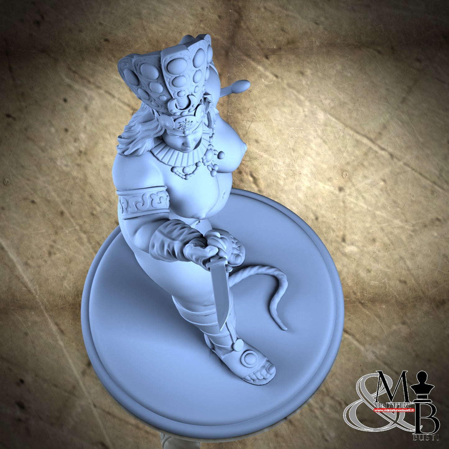 The slavetrader Farida - nsfw version - Knife