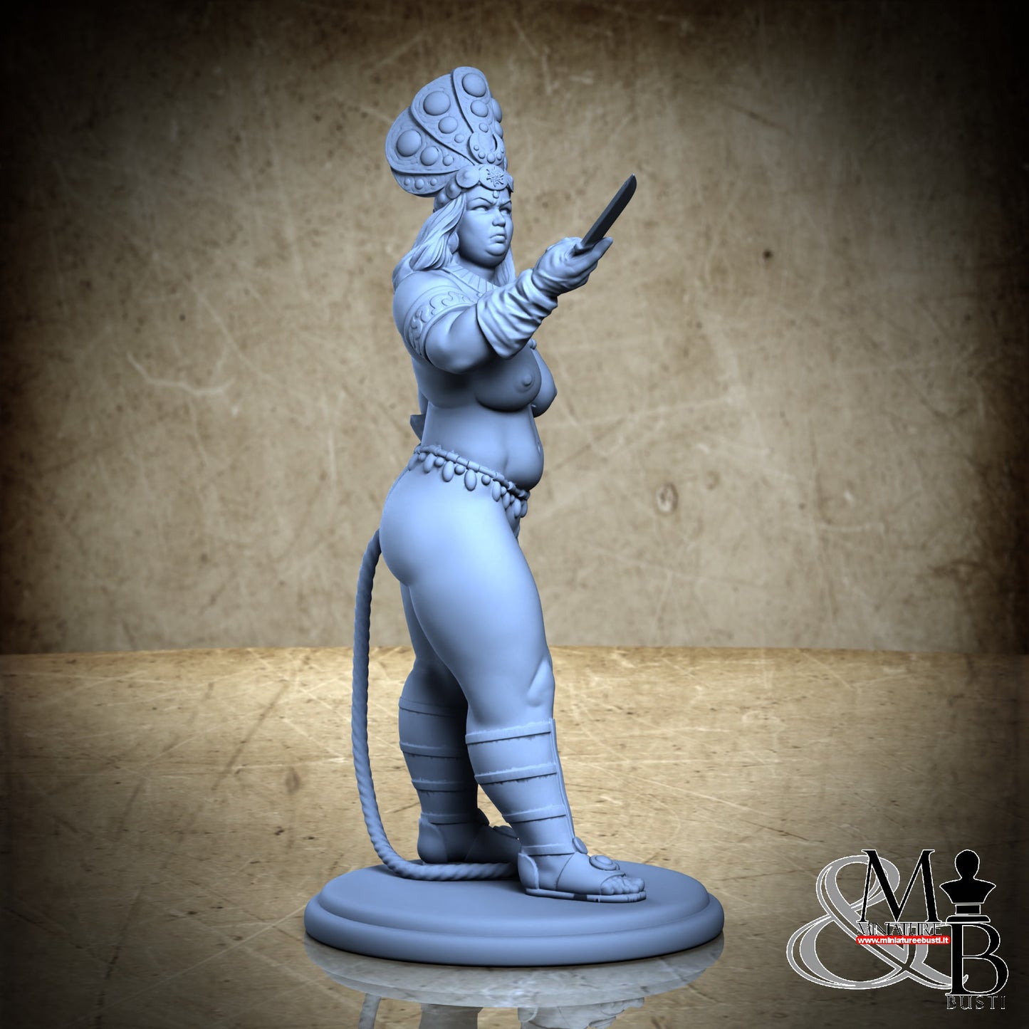 The slavetrader Farida - nsfw version - Knife