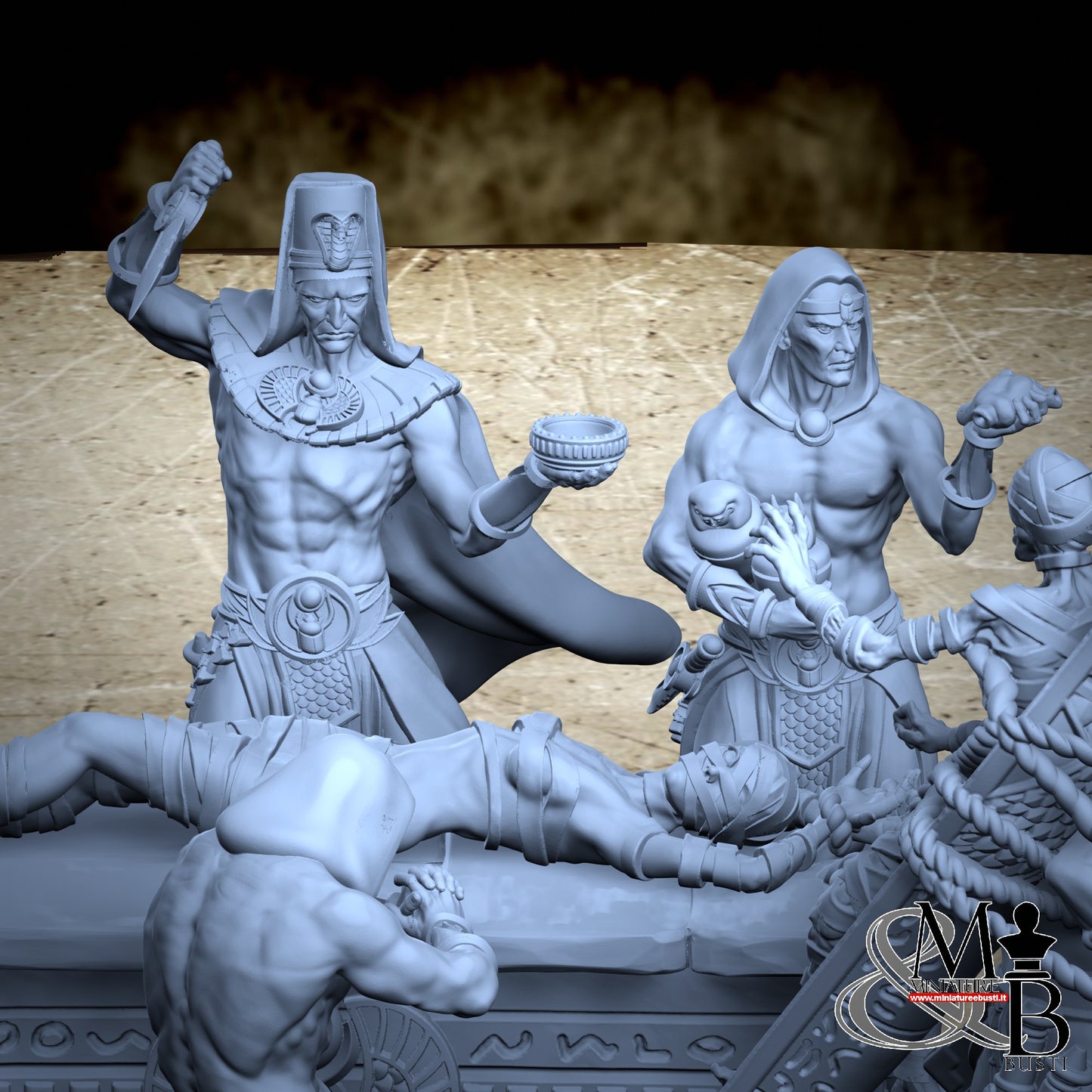 High Priests of Egypt - Diorama Completo
