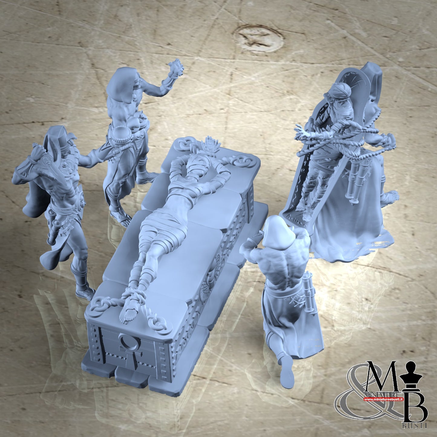 High Priests of Egypt - Diorama Completo