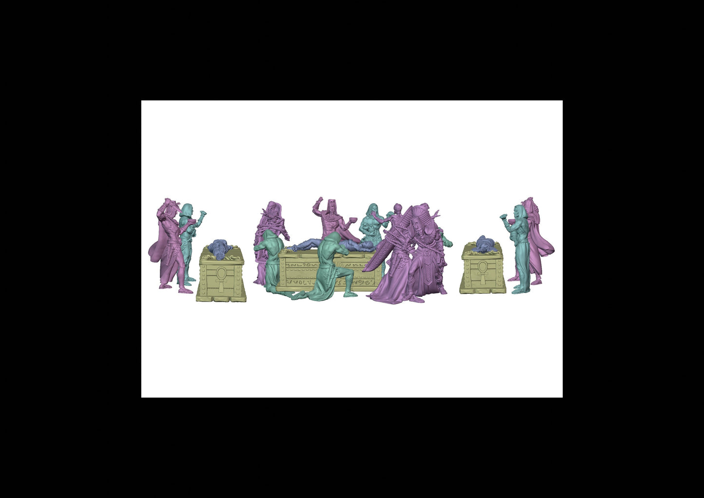 High Priests of Egypt - Diorama Completo