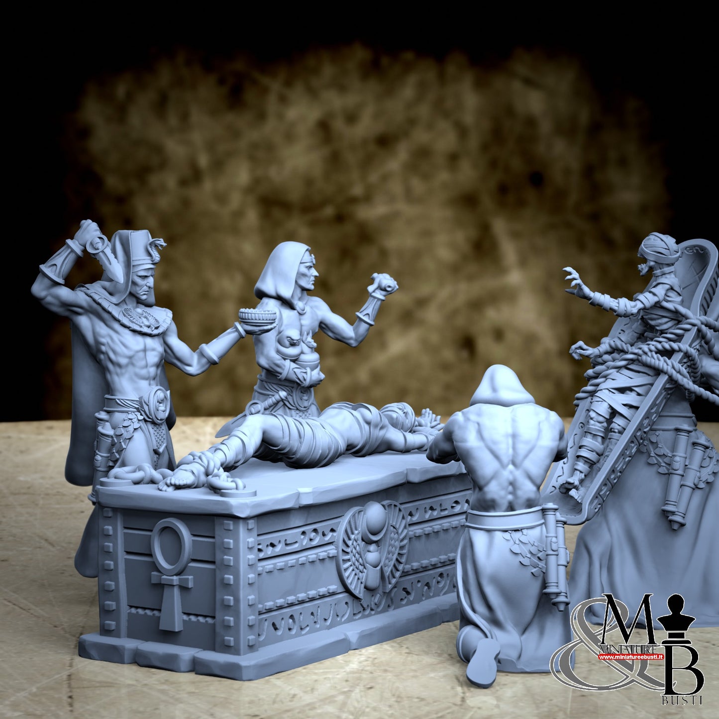 High Priests of Egypt - Diorama Completo