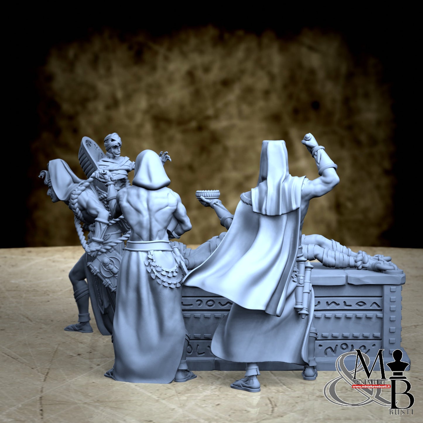 High Priests of Egypt - Diorama Completo