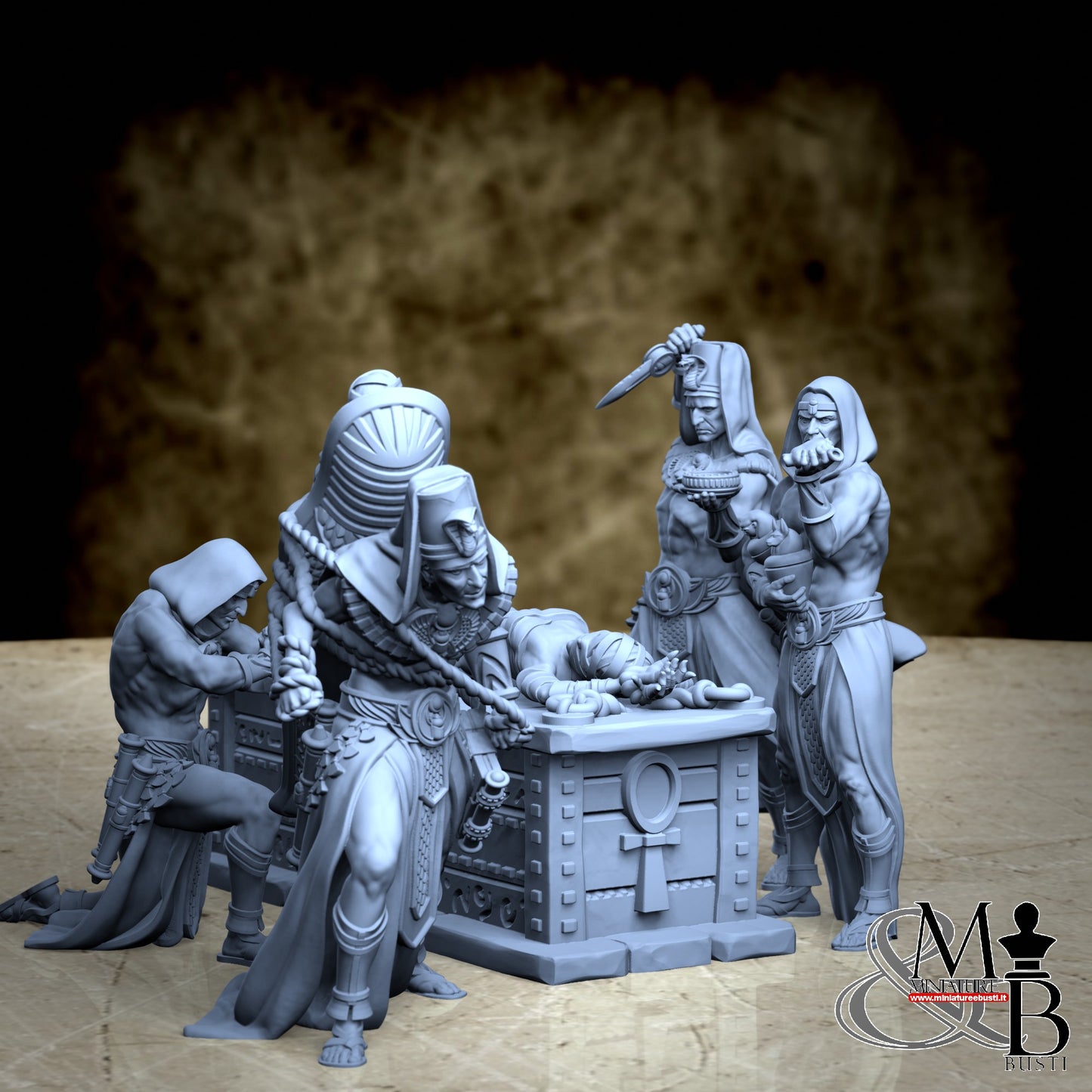 High Priests of Egypt - Diorama Completo