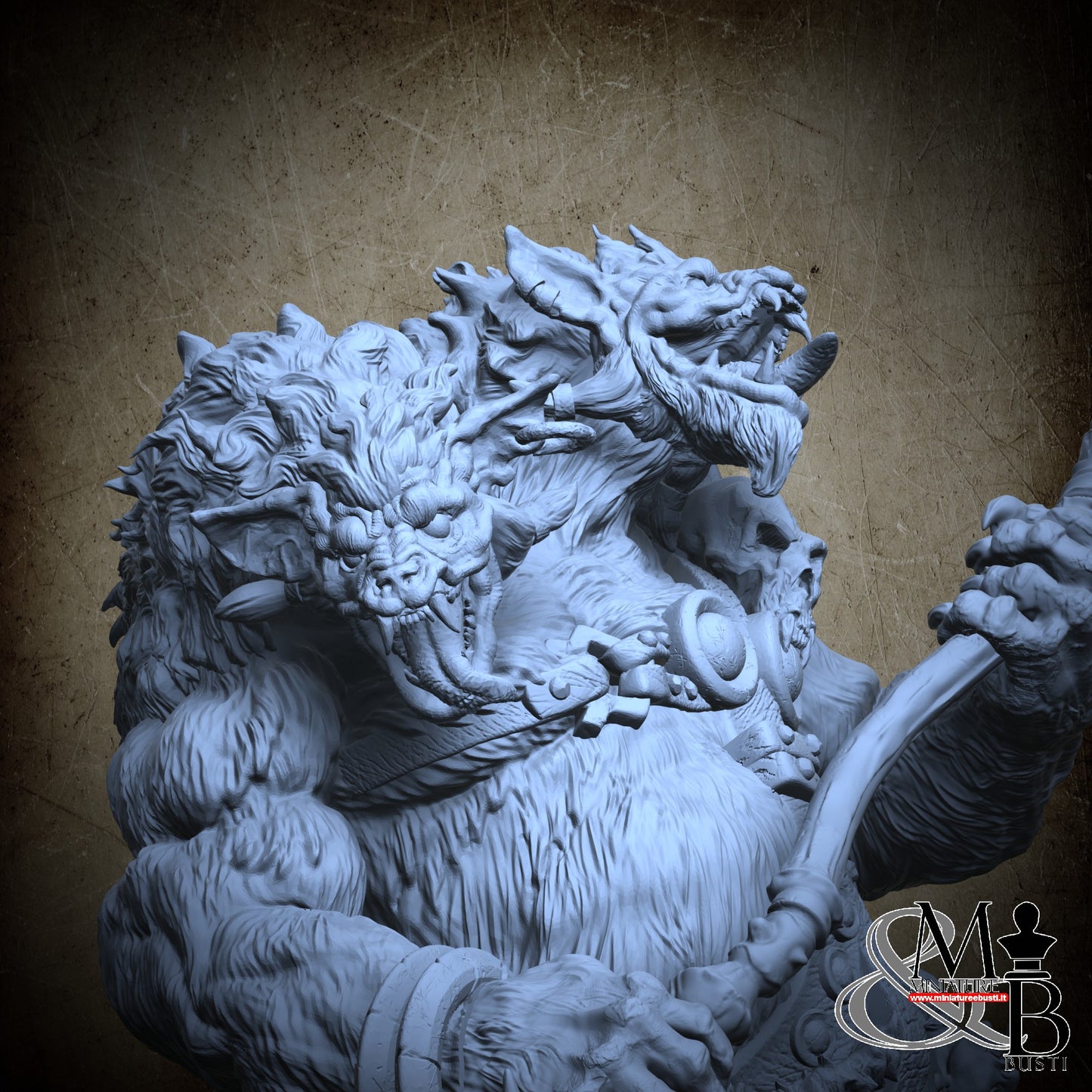 Gnoll Ettin - Pose 01