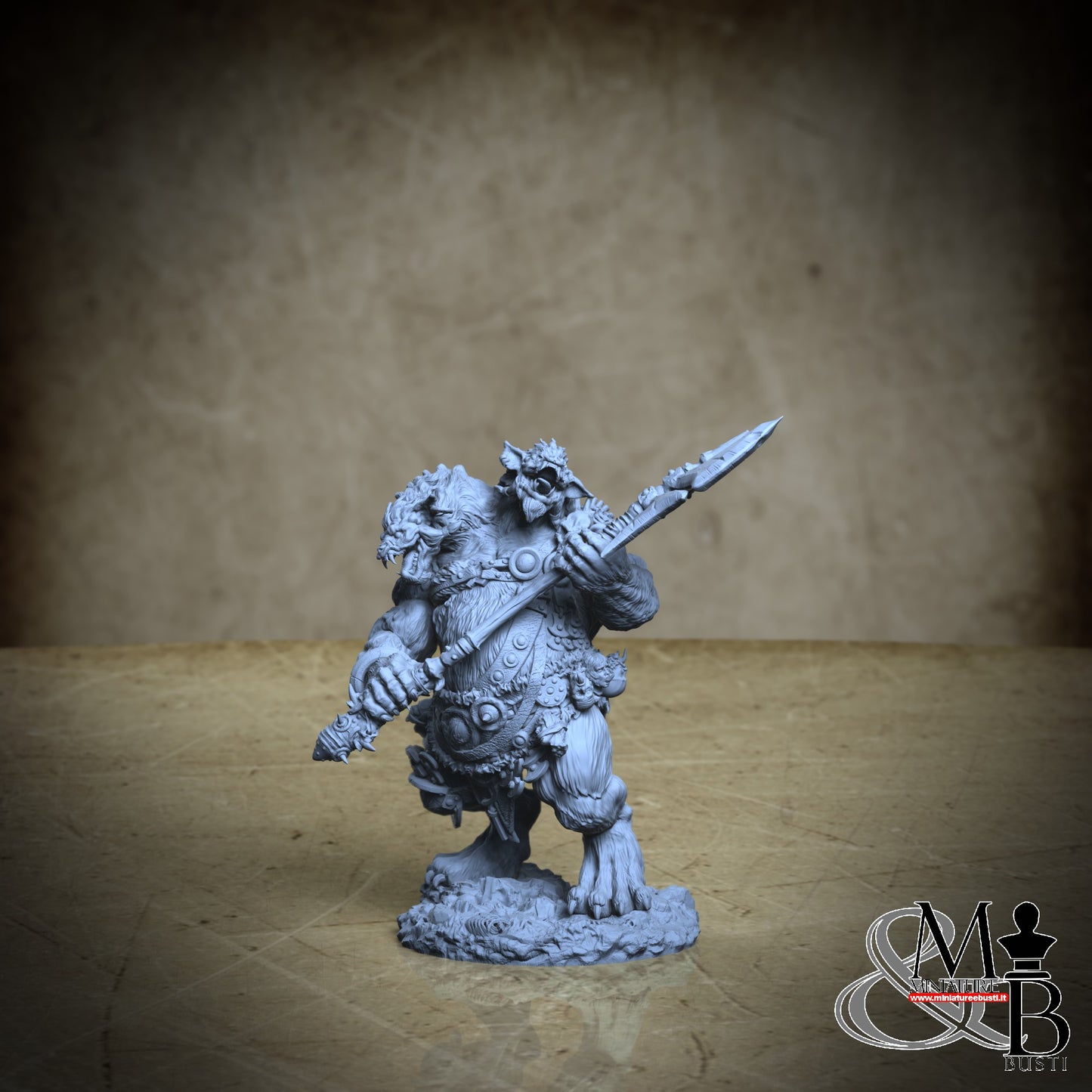 Gnoll Ettin - Pose 01