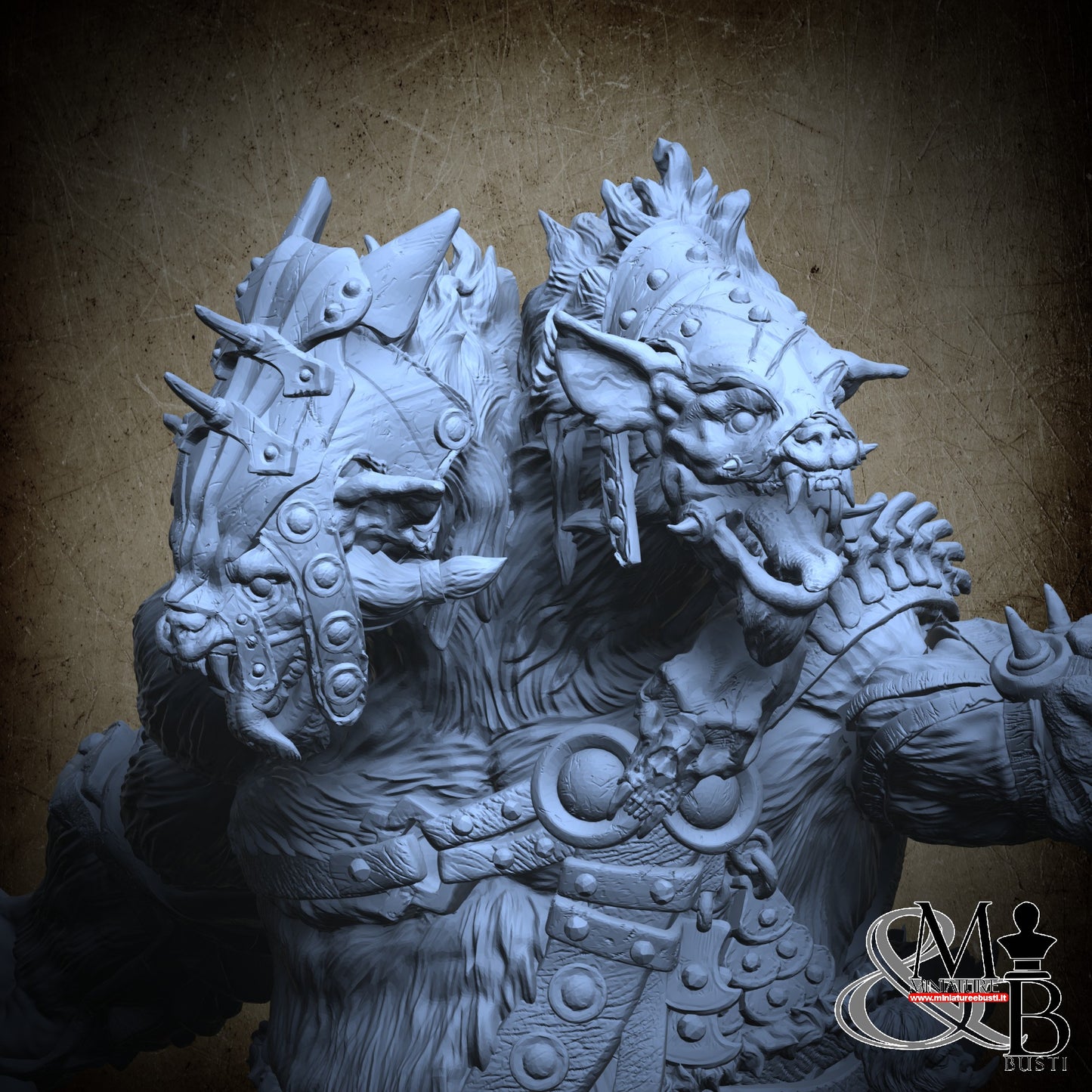 Gnoll Ettin - Pose 02