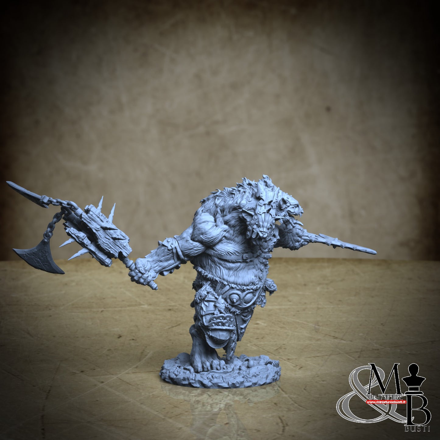 Gnoll Ettin - Pose 02