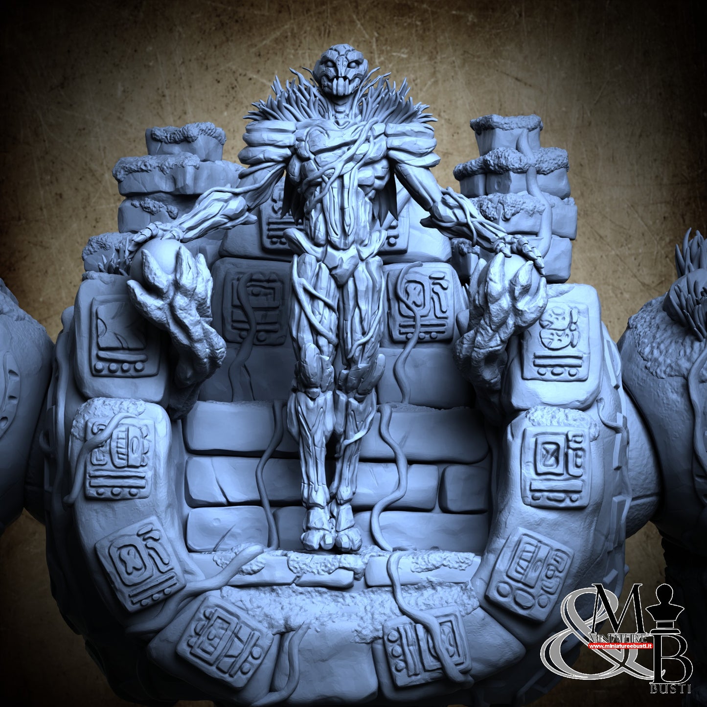 Wajan The Rooted (Earth Elemental) and The Landslide (Earth Golem)