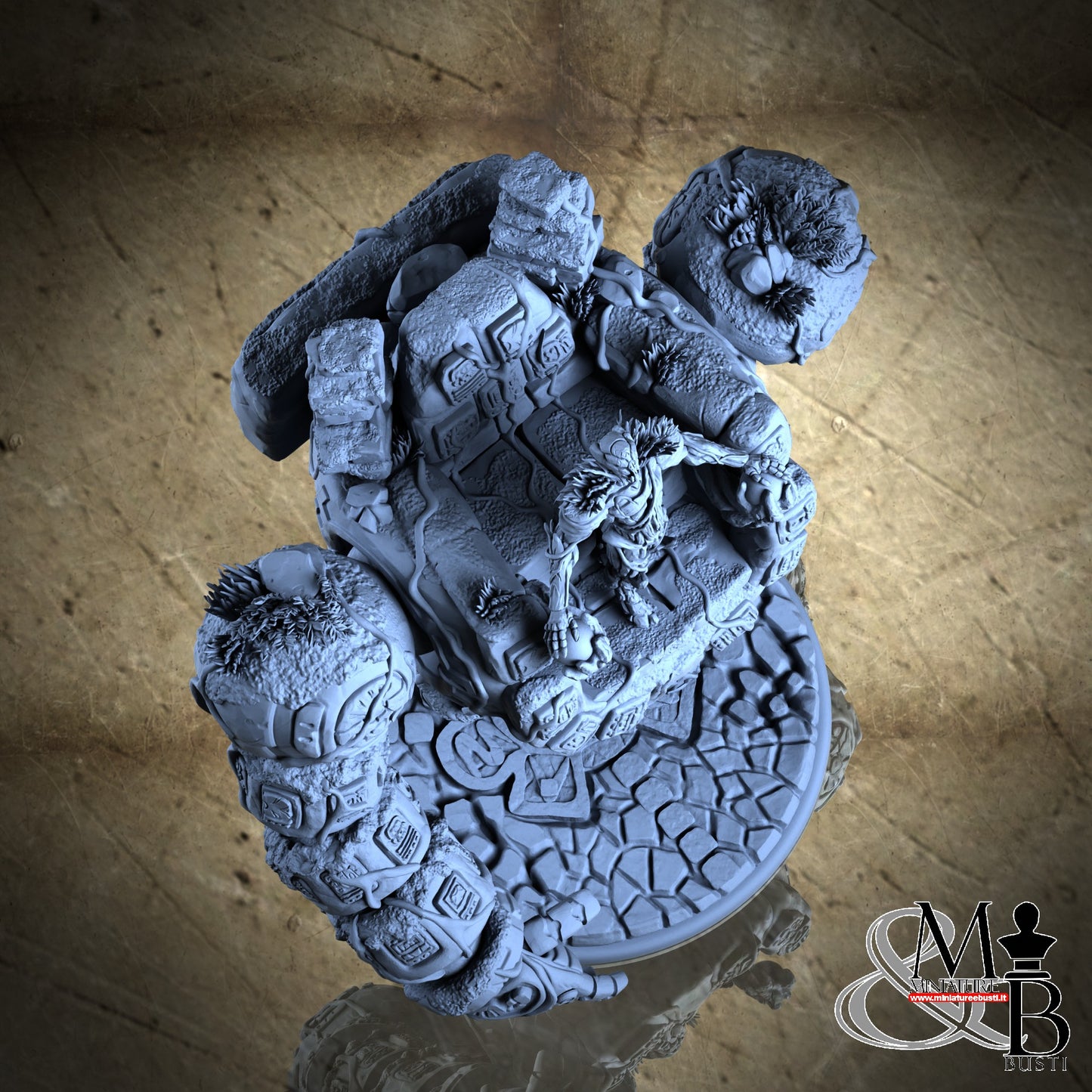 Wajan The Rooted (Earth Elemental) and The Landslide (Earth Golem)