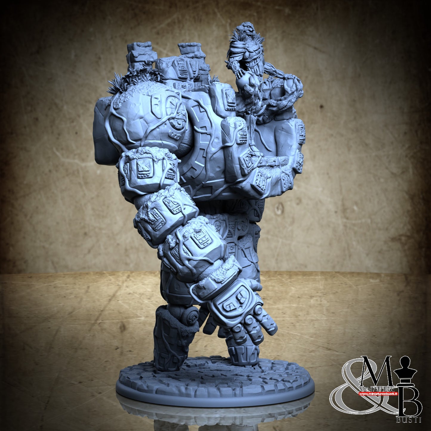 Wajan The Rooted (Earth Elemental) and The Landslide (Earth Golem)