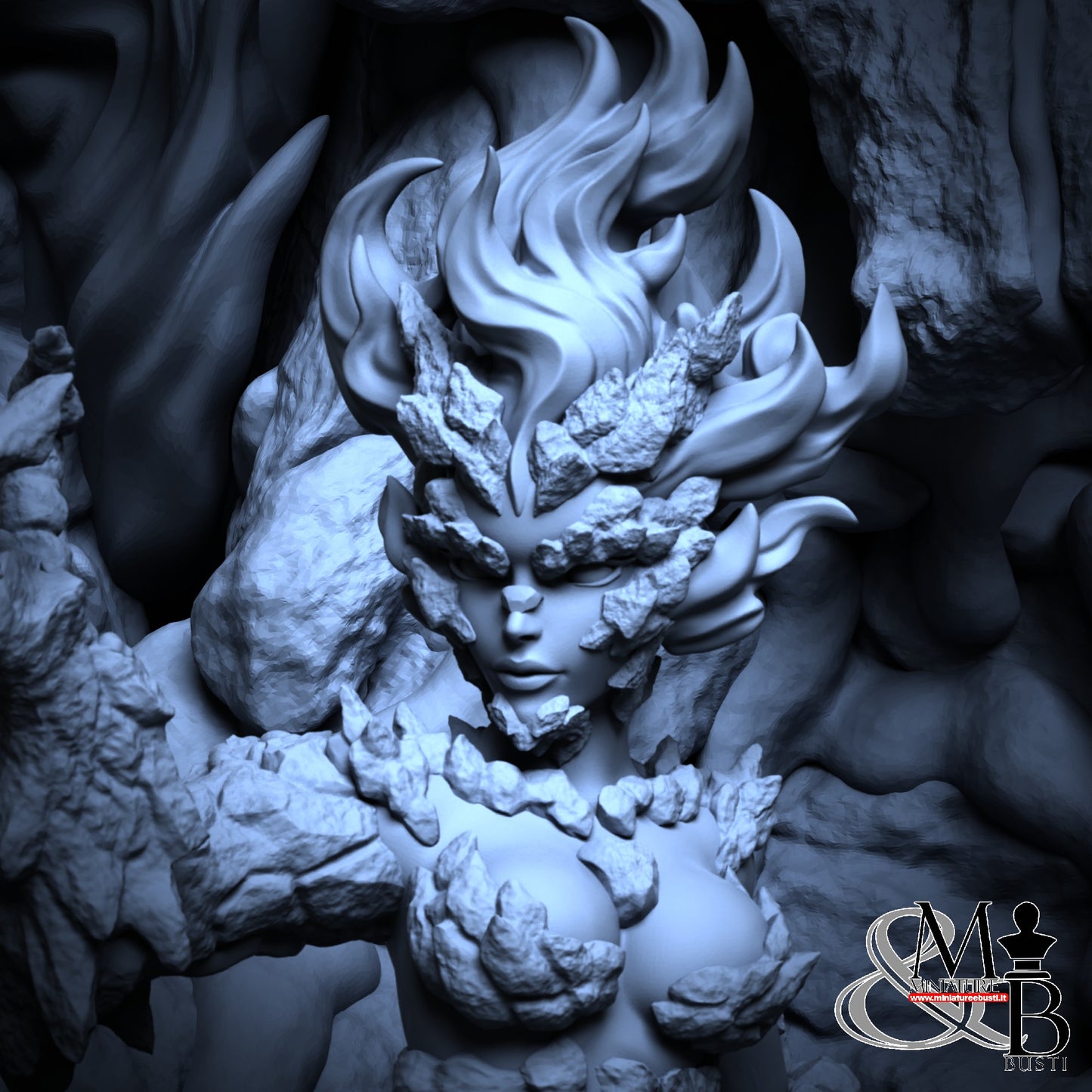 Shandra the Mistress of Cinder (Fire Elemental) and The Crwaling Inferno (Fire Golem)