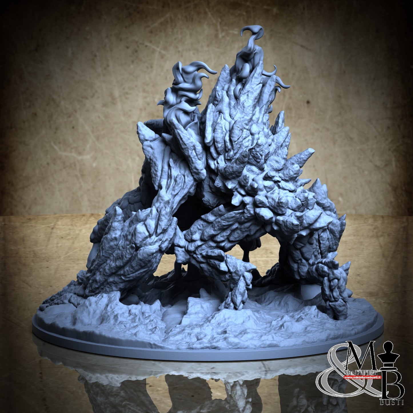 Shandra the Mistress of Cinder (Fire Elemental) and The Crwaling Inferno (Fire Golem)