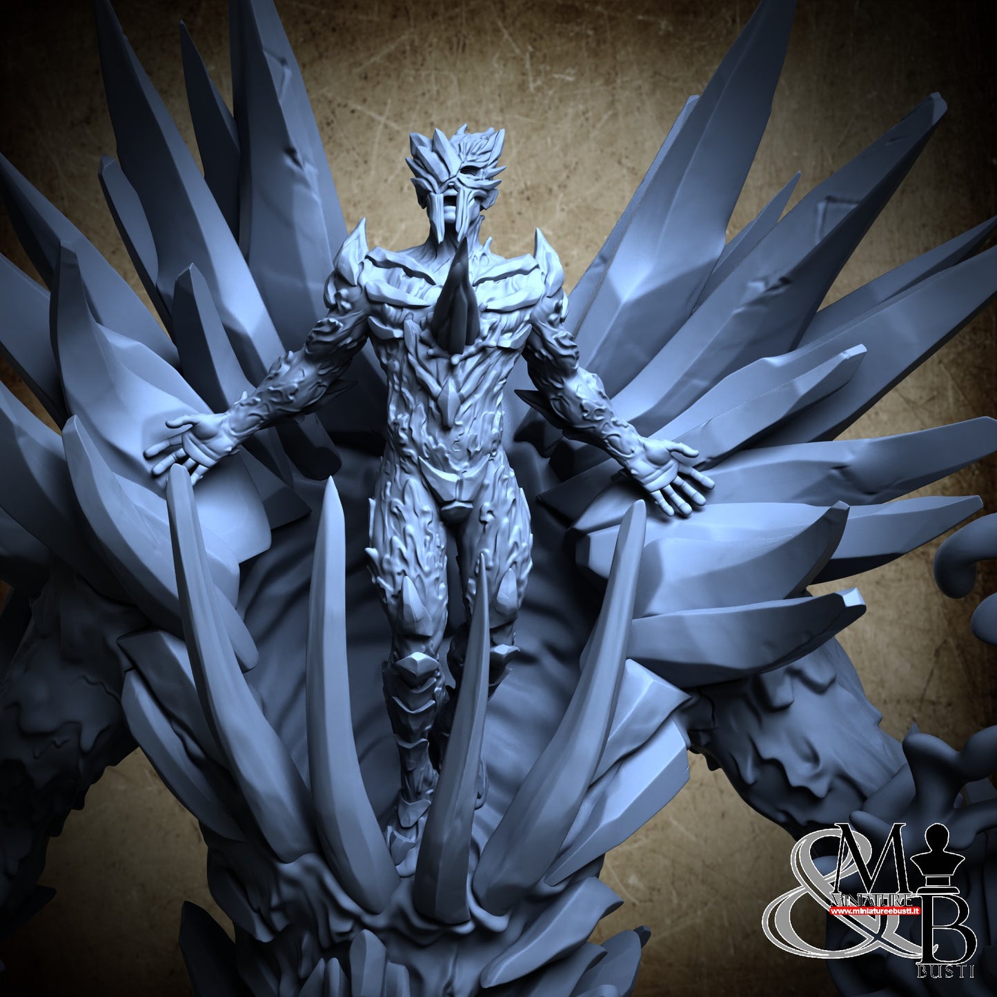 Munos the Icebound (Water Elemental) and The Glacial Ravager (Ice golem)