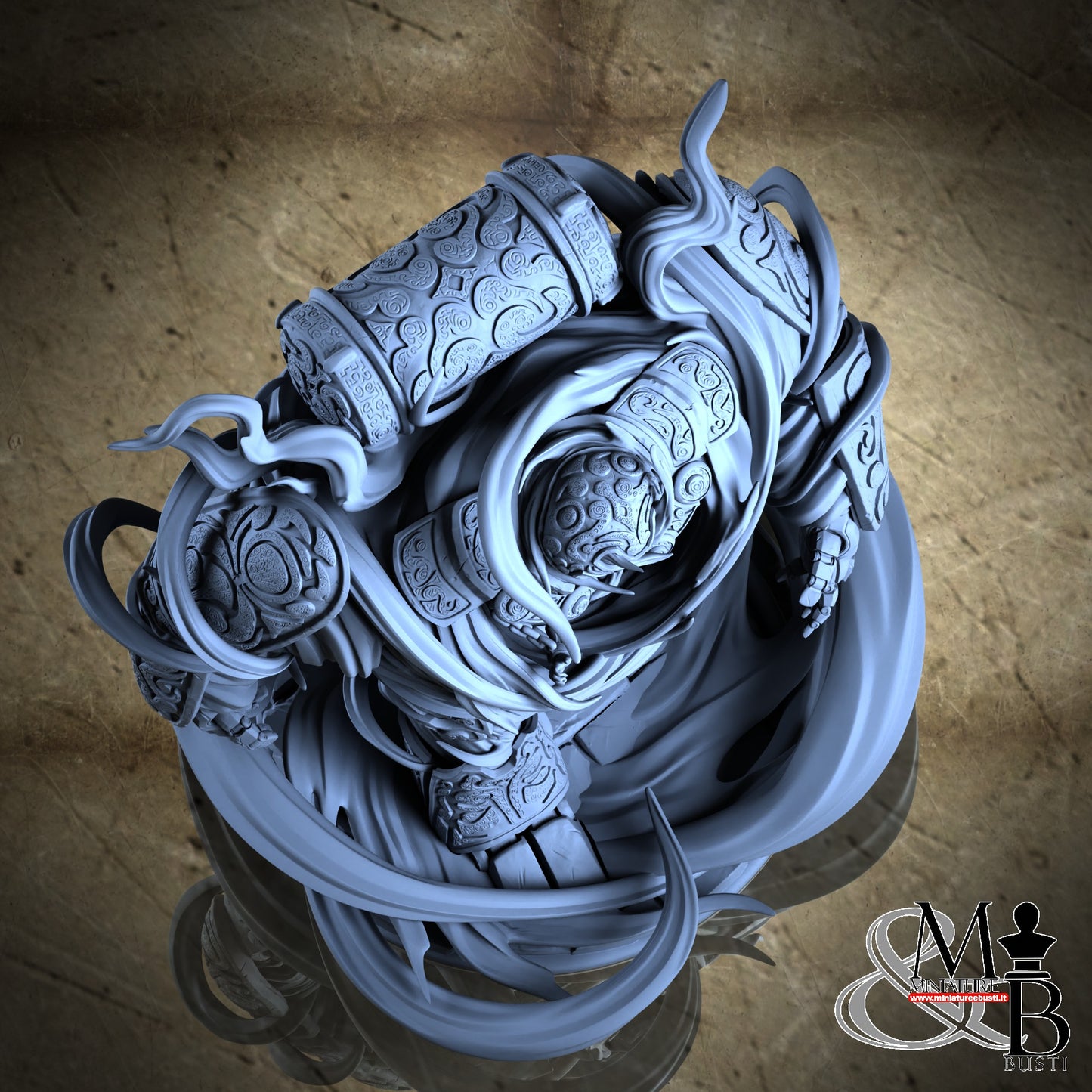 Sethis the bound Tempest (Wind Elemental) and The Stormwalker (Wind golem)