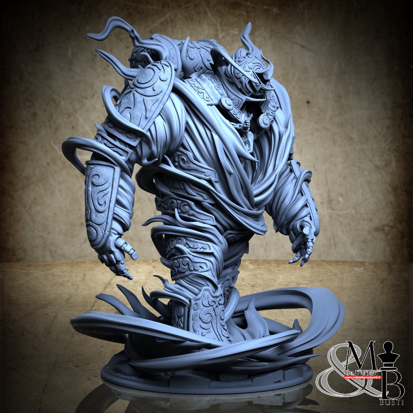Sethis the bound Tempest (Wind Elemental) and The Stormwalker (Wind golem)