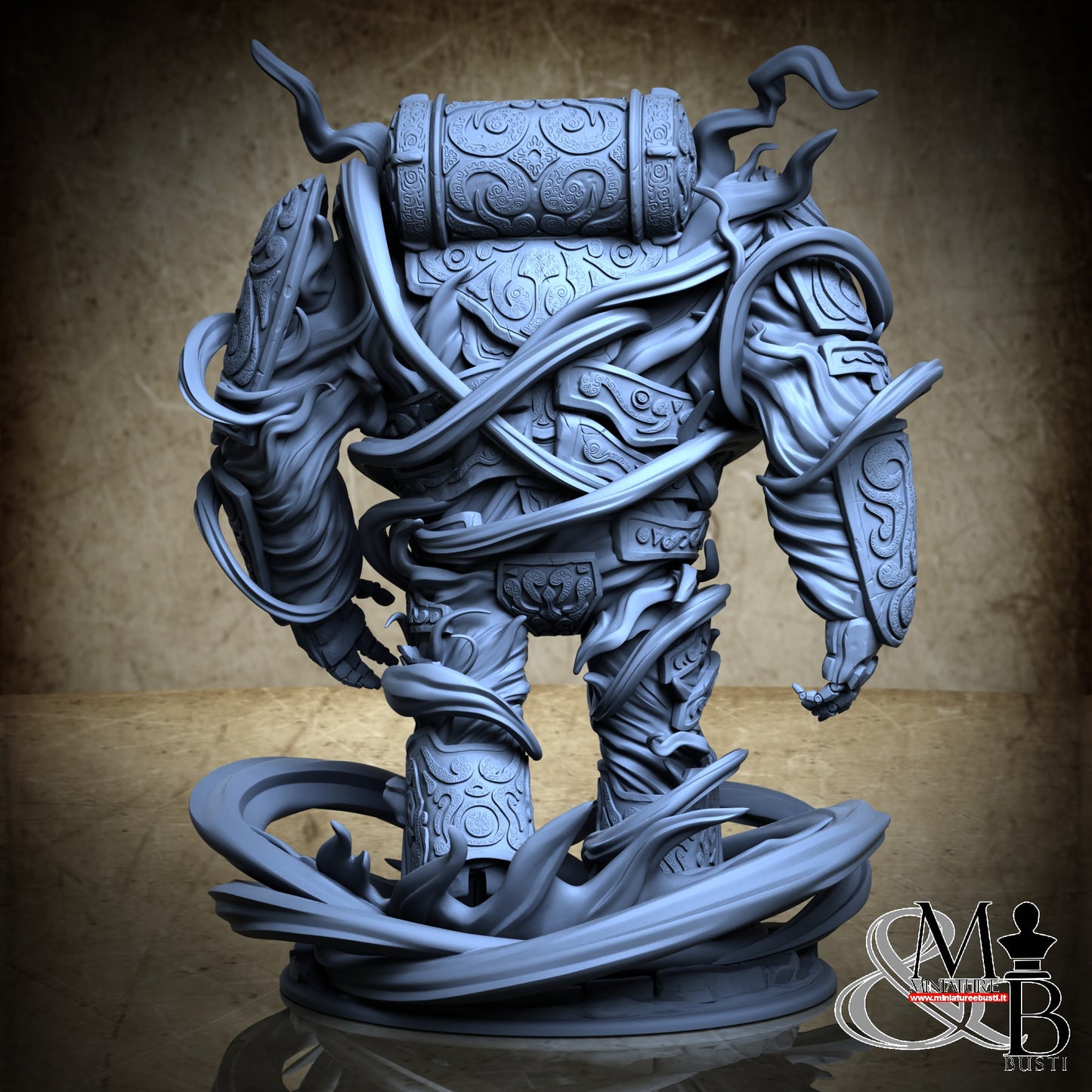 Sethis the bound Tempest (Wind Elemental) and The Stormwalker (Wind golem)