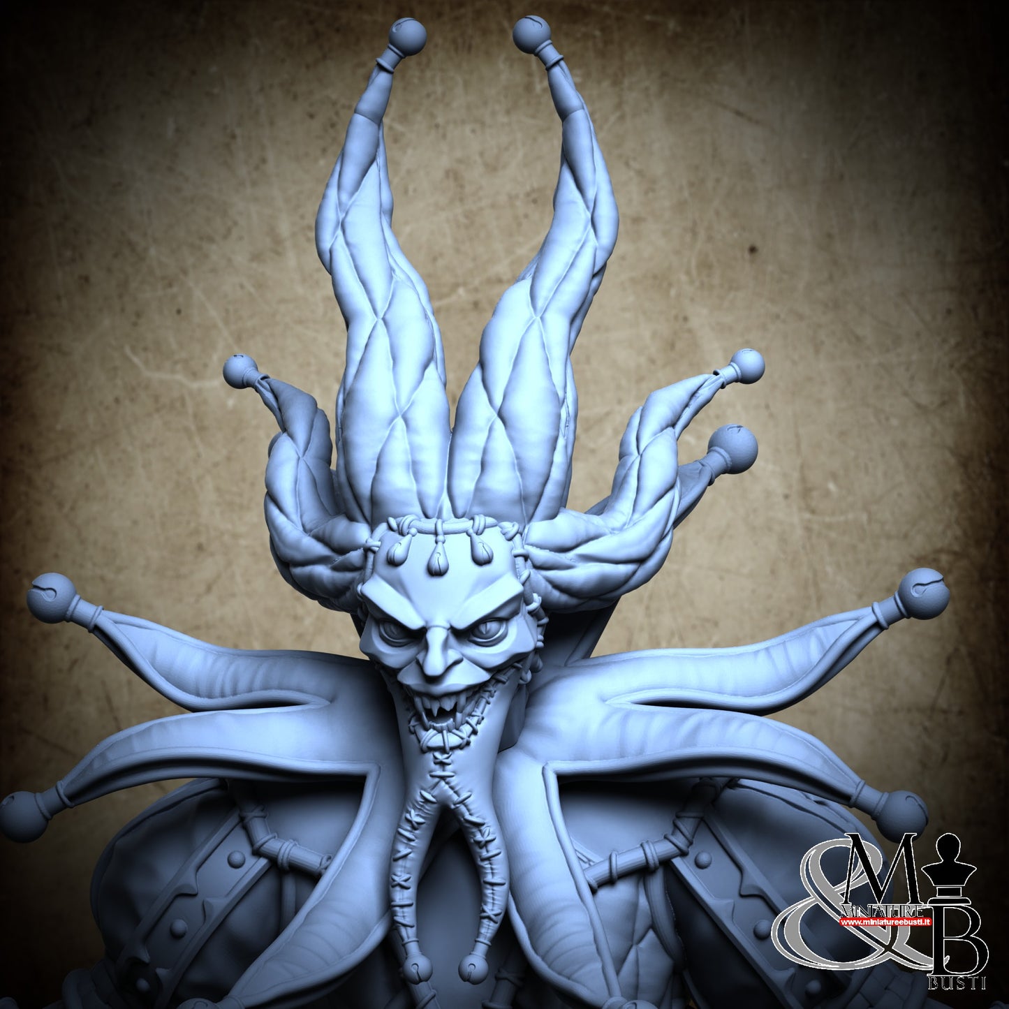 The Grinning God - Head 4