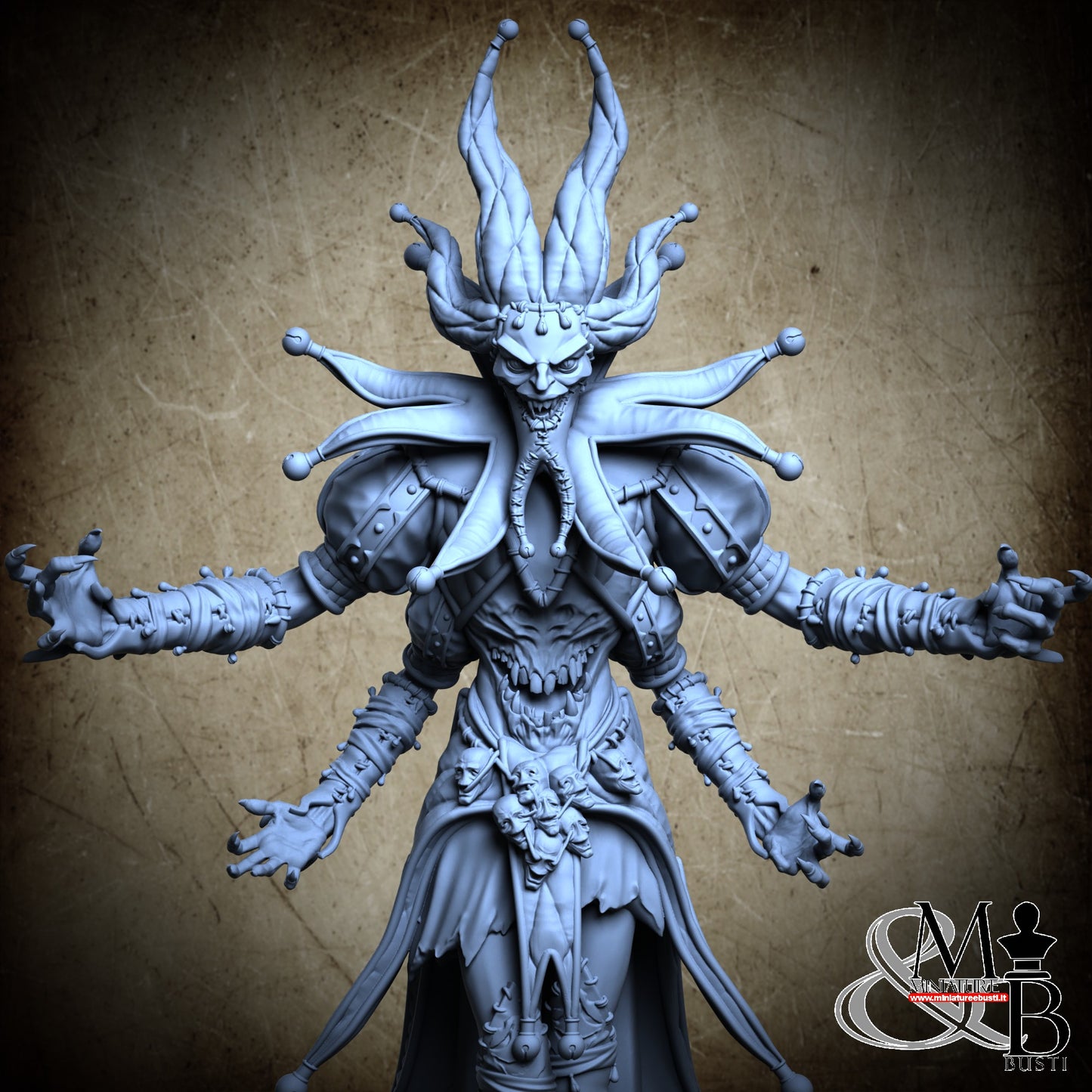 The Grinning God - Head 4