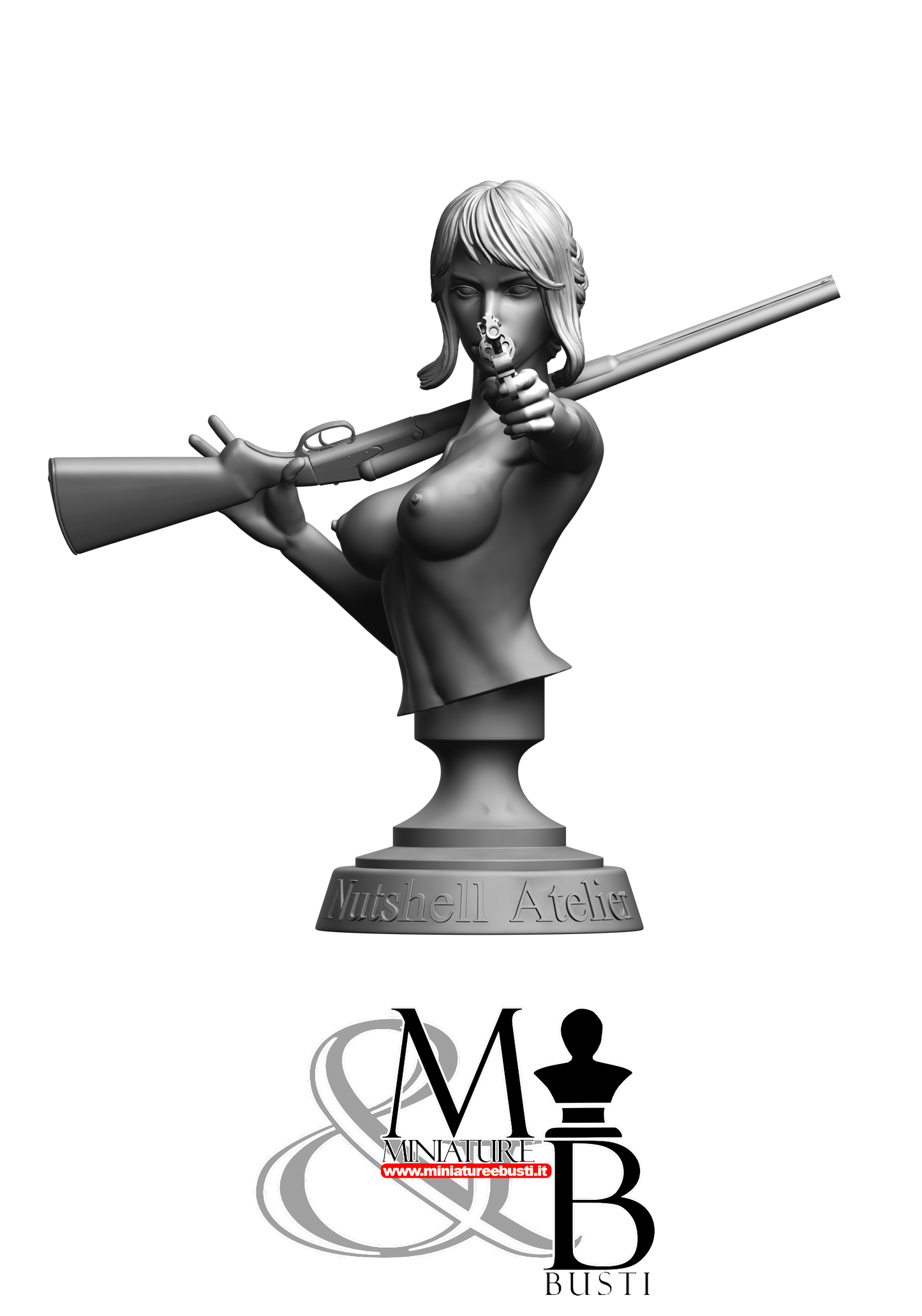 Gunslinger 01 Bust - Naked
