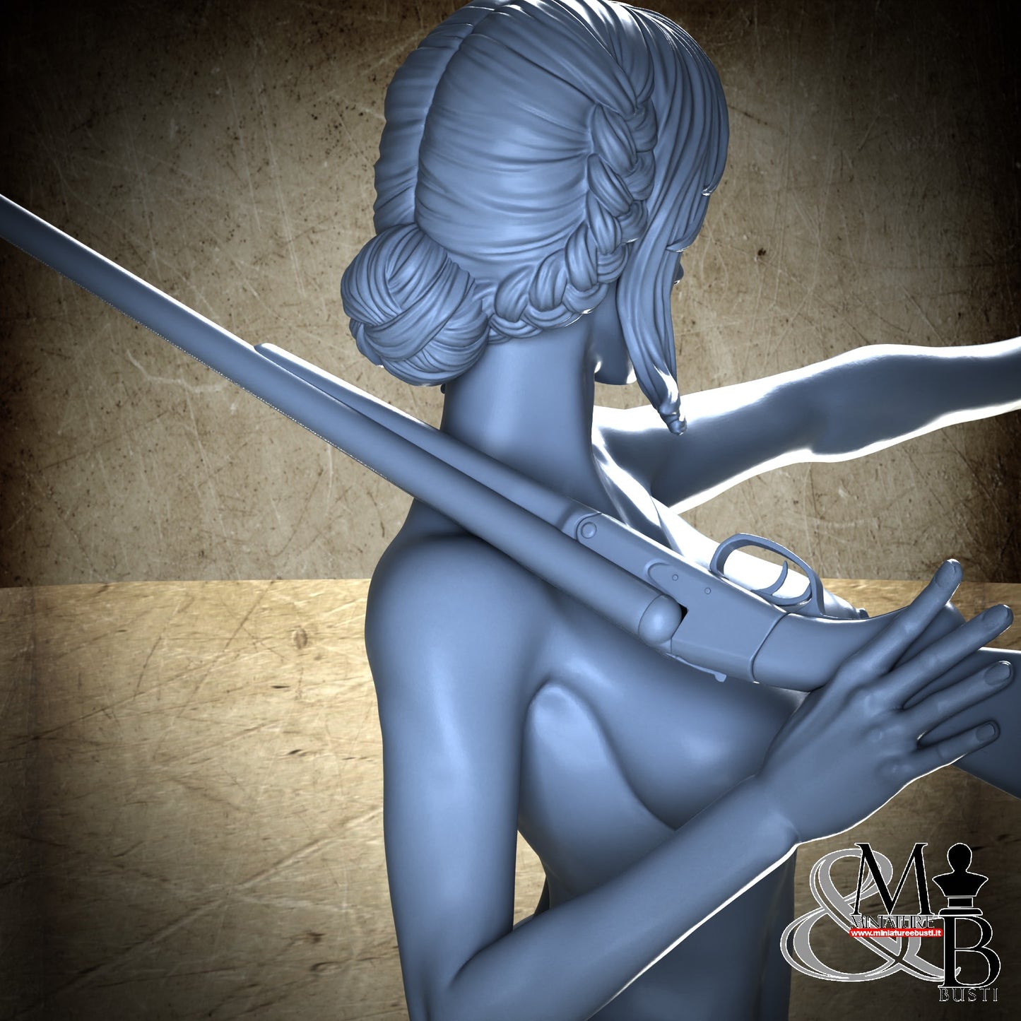Gunslinger 01 Bust - Naked