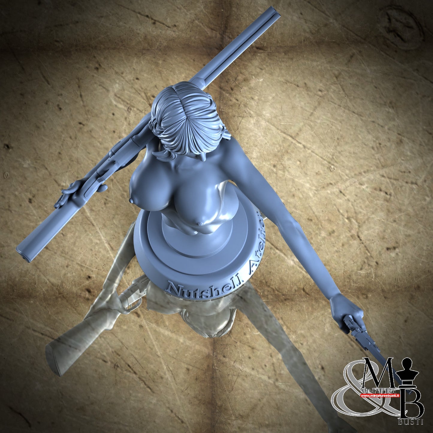 Gunslinger 01 Bust - Naked