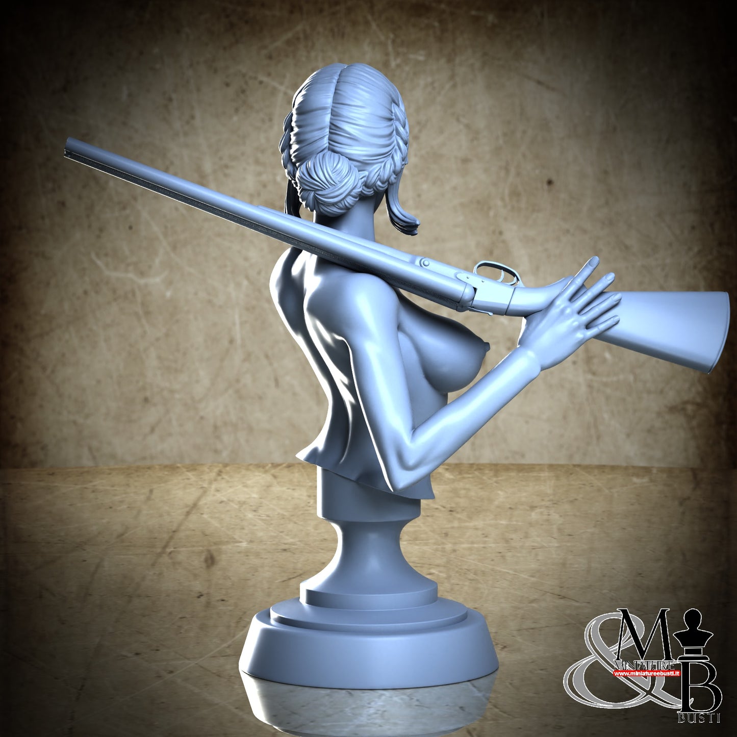 Gunslinger 01 Bust - Naked