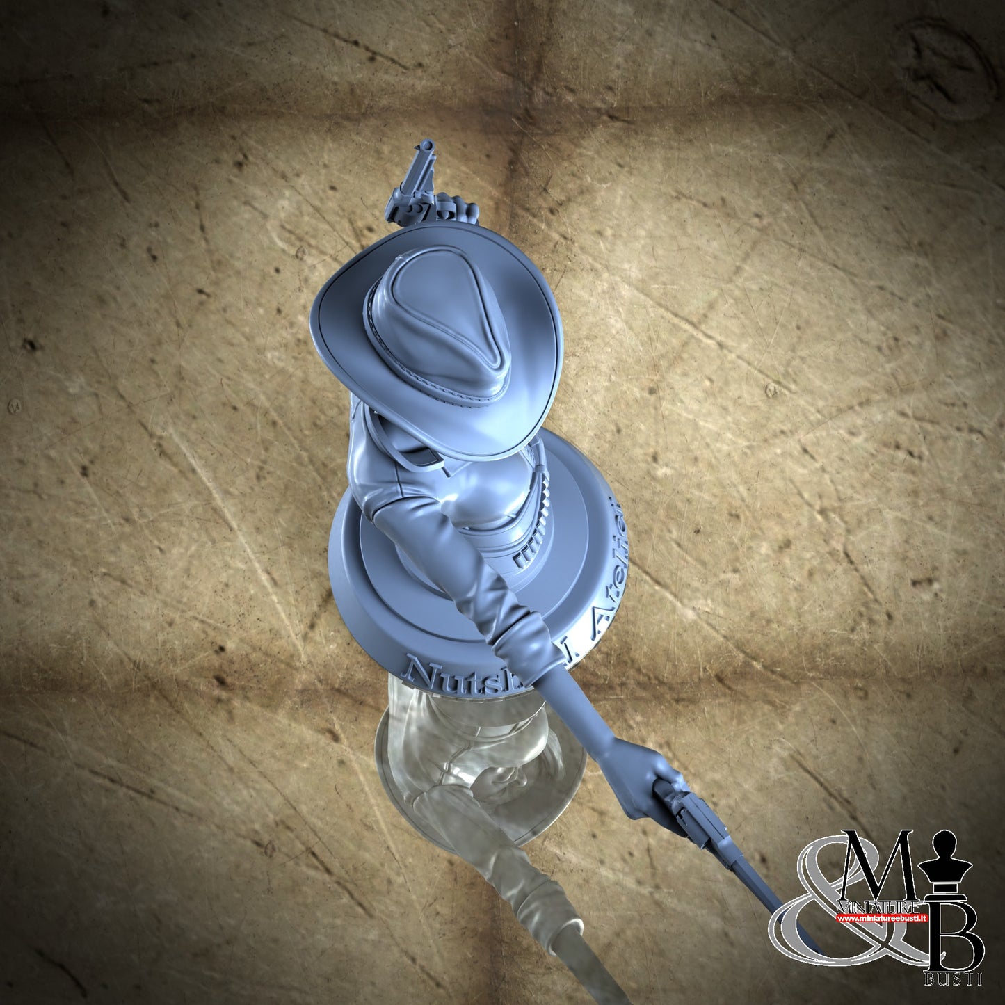 Gunslinger 02 Bust - Clothed Hat