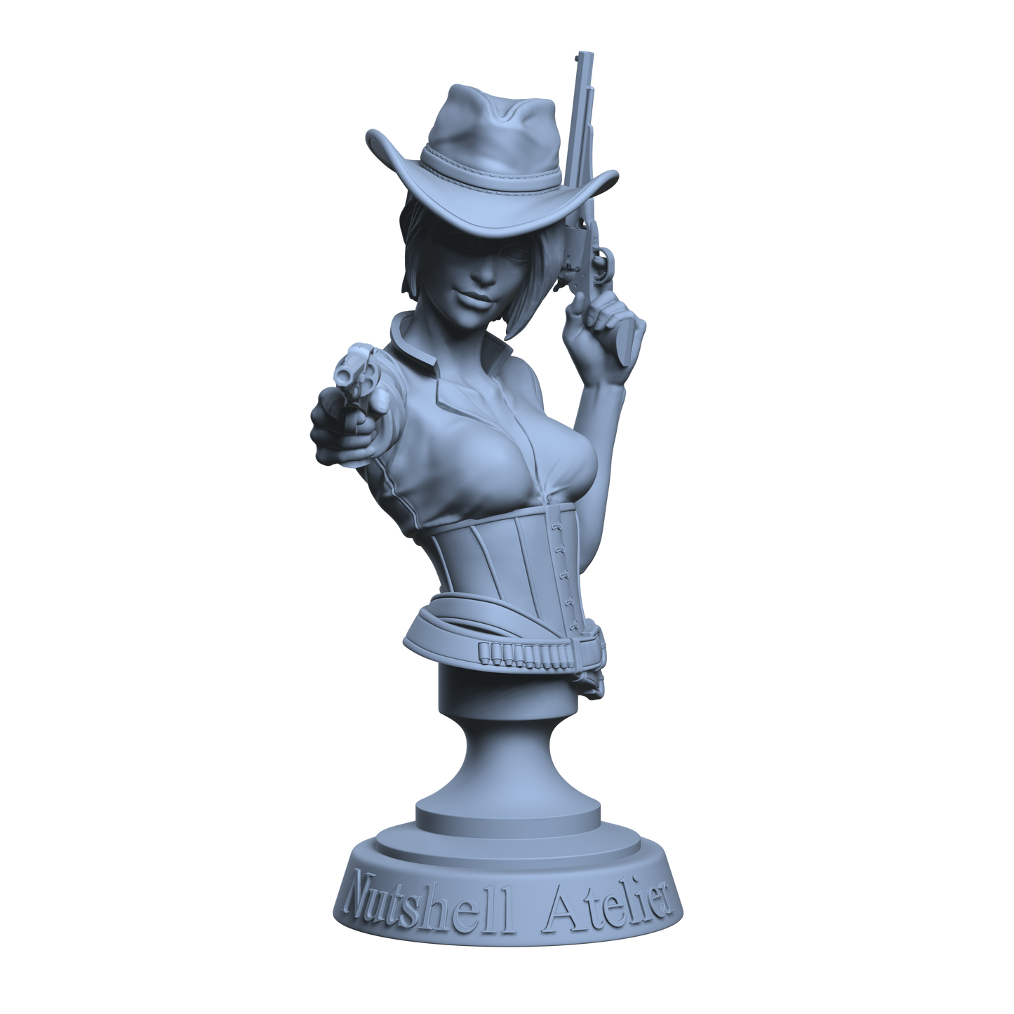 Gunslinger 02 Bust - Clothed Hat