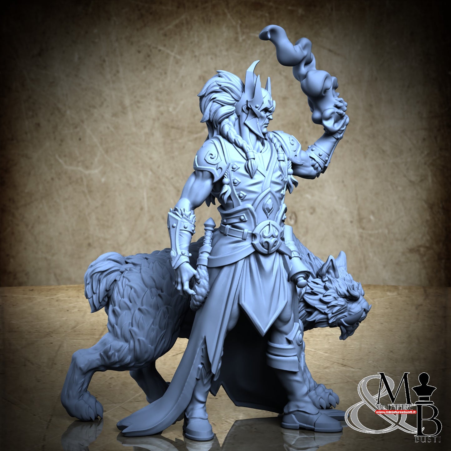 Haldor and his sabre-toothed tiger Frostfang