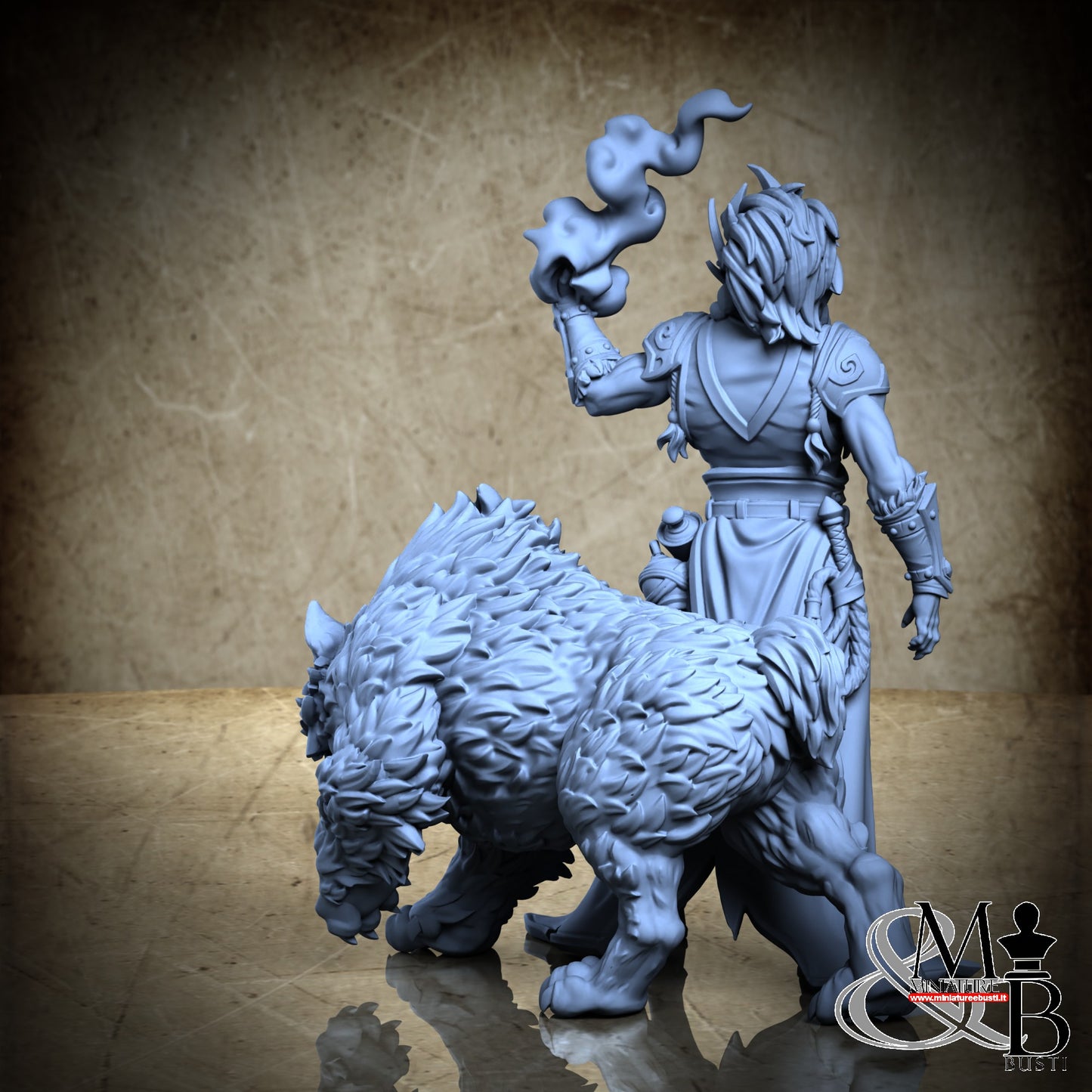 Haldor and his sabre-toothed tiger Frostfang