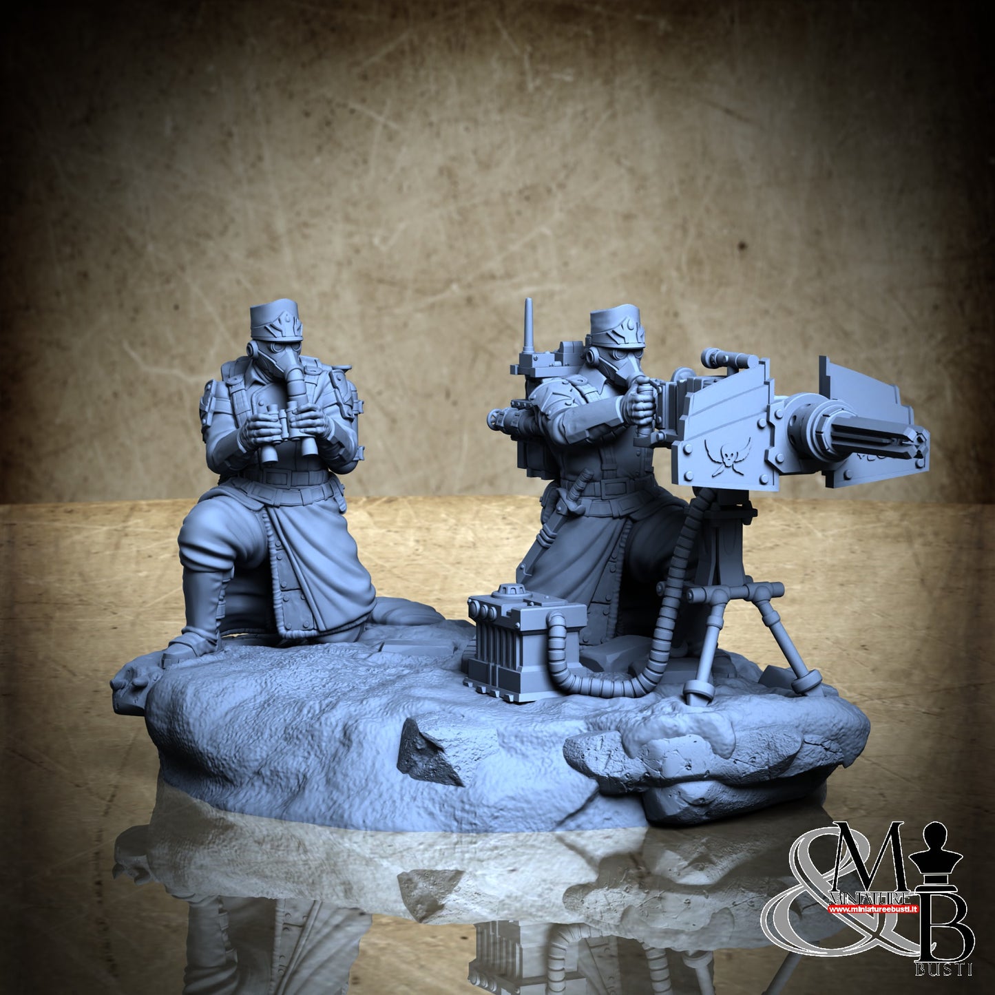 Morior Heavy Infantry - Plasma gun Crounched Spotter