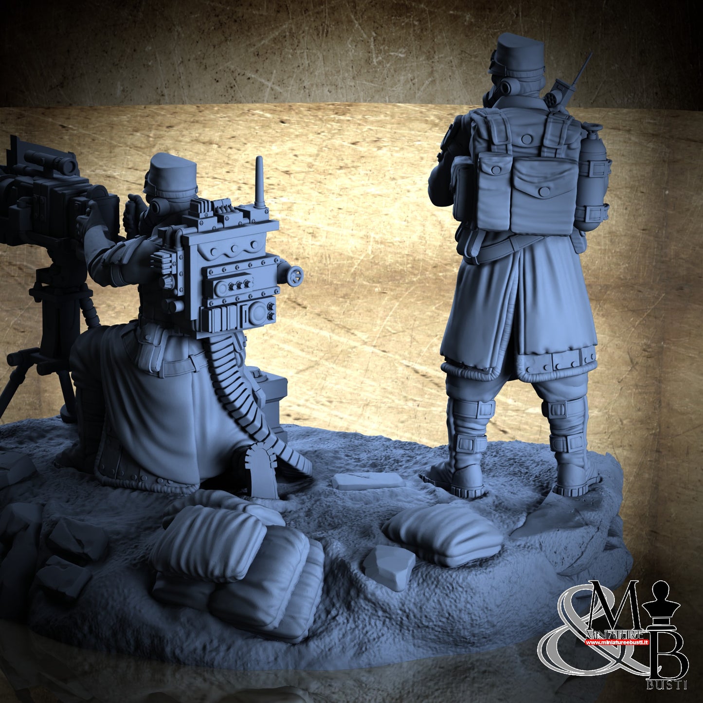 Morior Heavy Infantry - Plasma Gun Standup Spotter