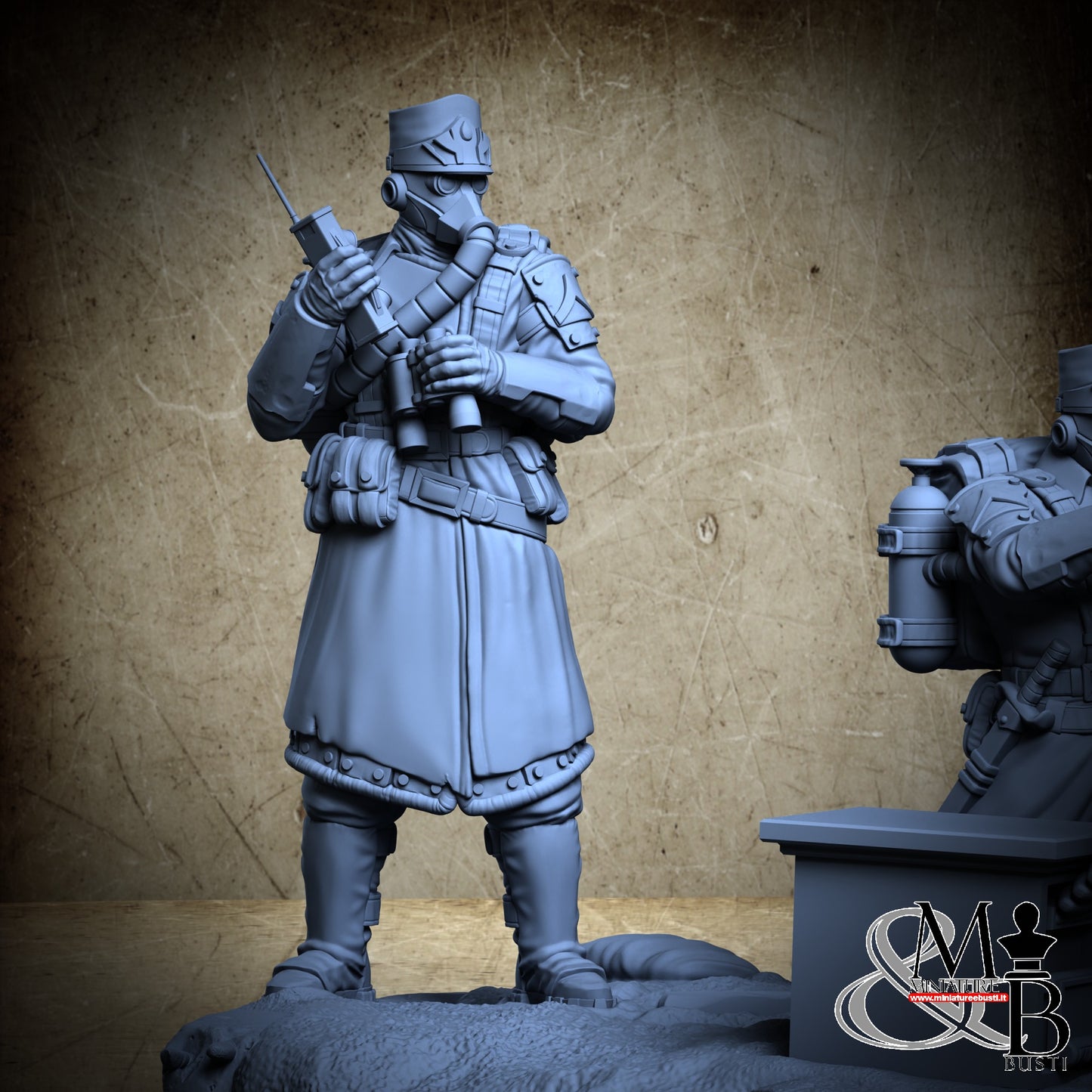 Morior Heavy Infantry - Dual Gun Standup Spotter
