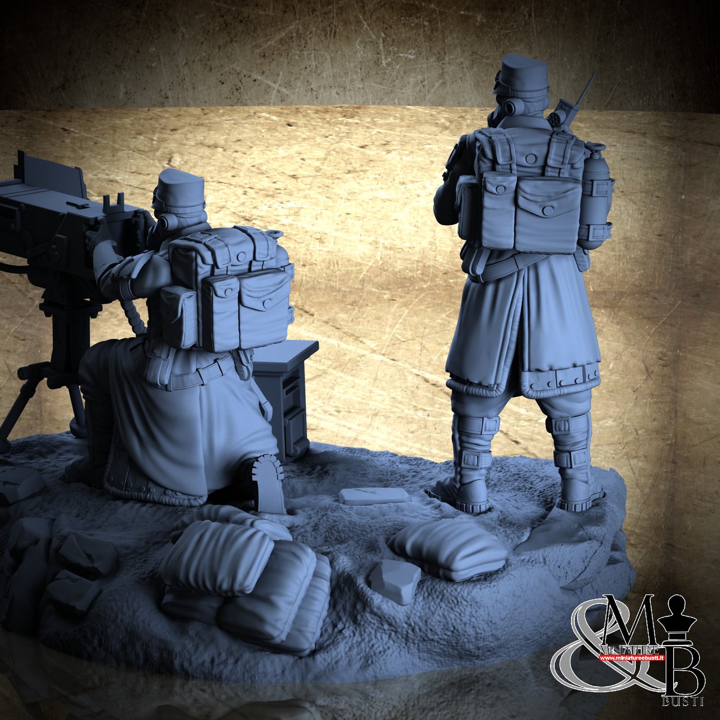 Morior Heavy Infantry - Heavy Machinegun Standup Spotter