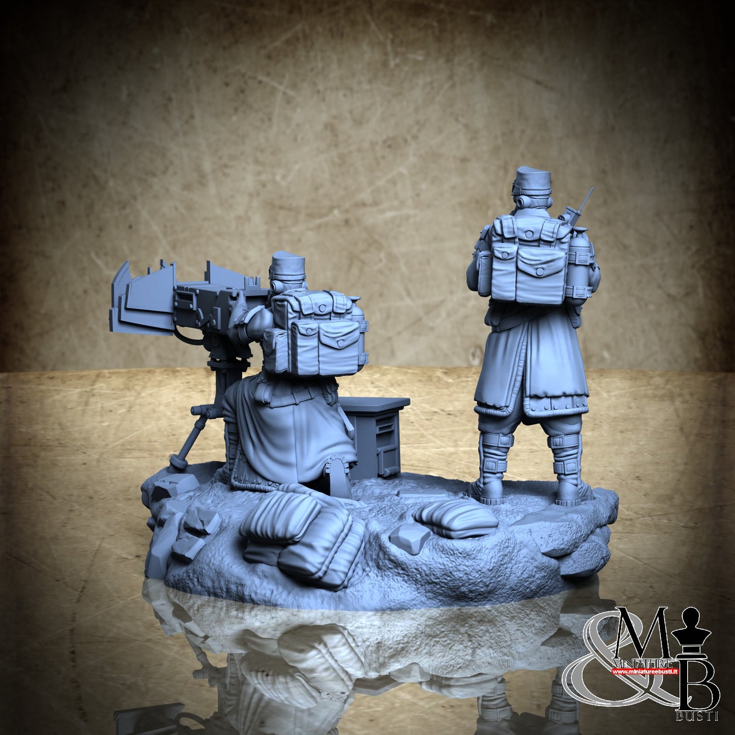 Morior Heavy Infantry - Heavy Machinegun Standup Spotter