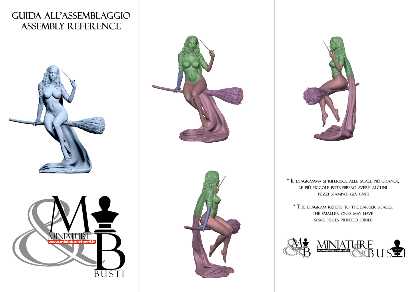 Adult Witch with broom (25 years) - NSFW