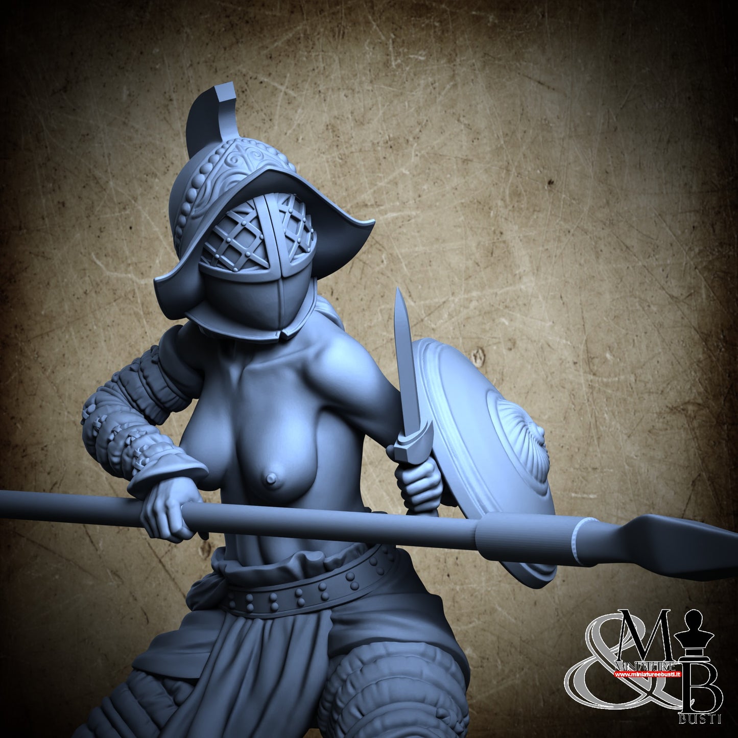 Gladiatrix - Hoplomachus helmet