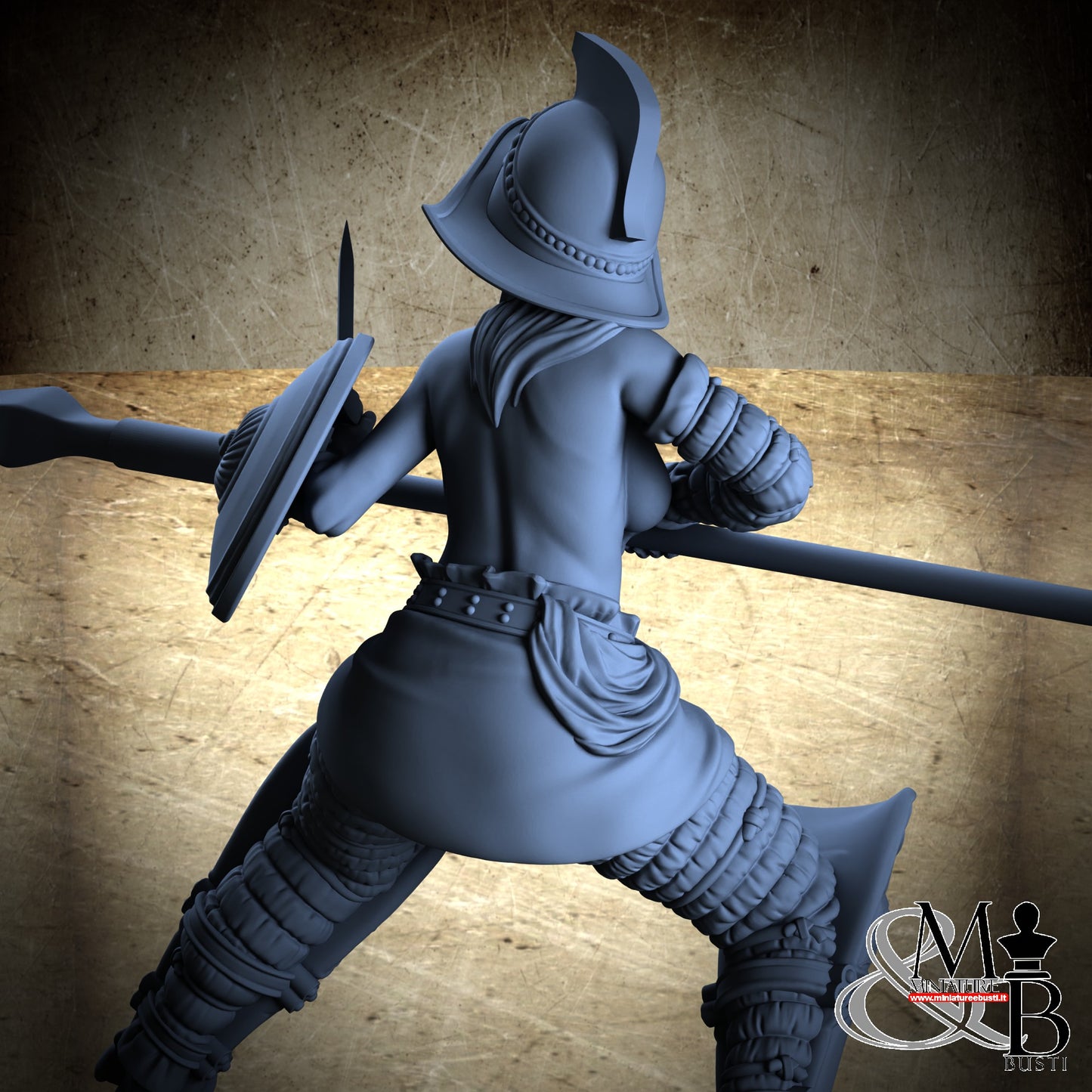 Gladiatrix - Hoplomachus helmet