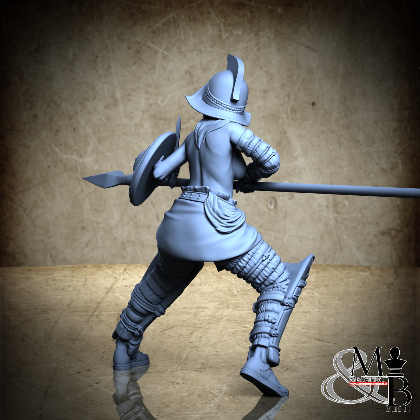 Gladiatrix - Hoplomachus helmet