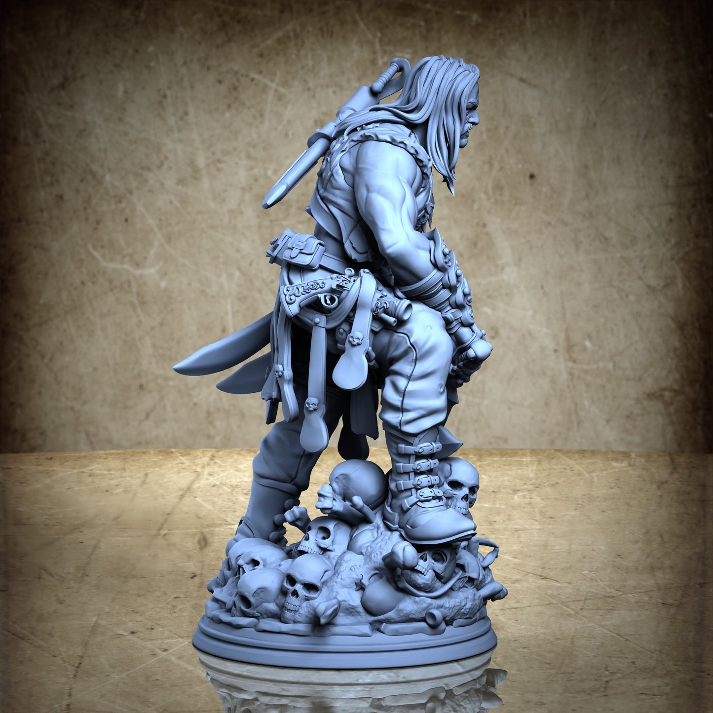 Ignacio the blade - Face without skull paintings